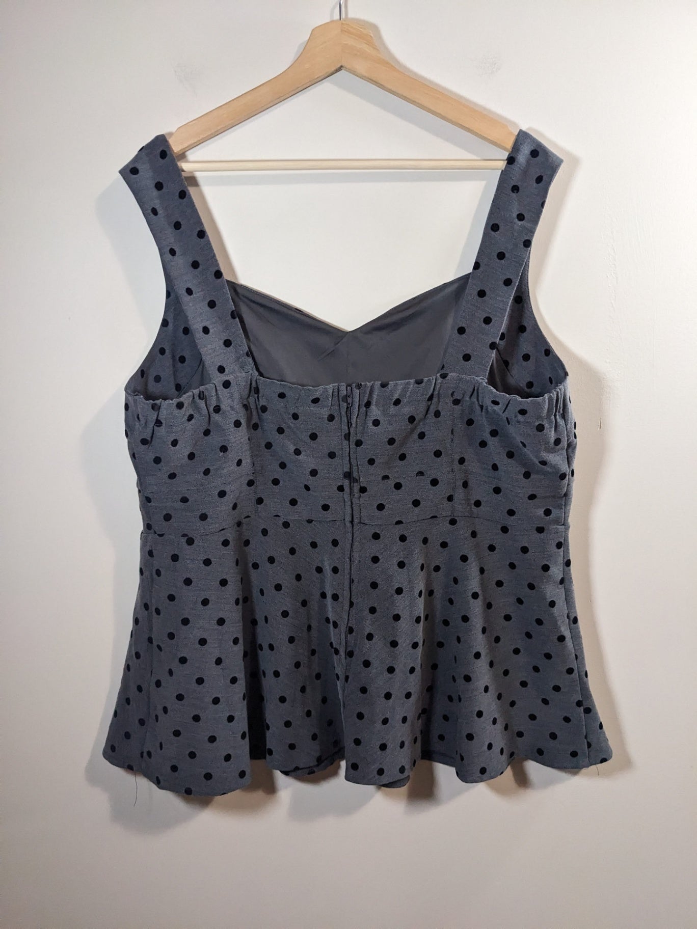 Torrid Polka Dot Blouse - 3XL