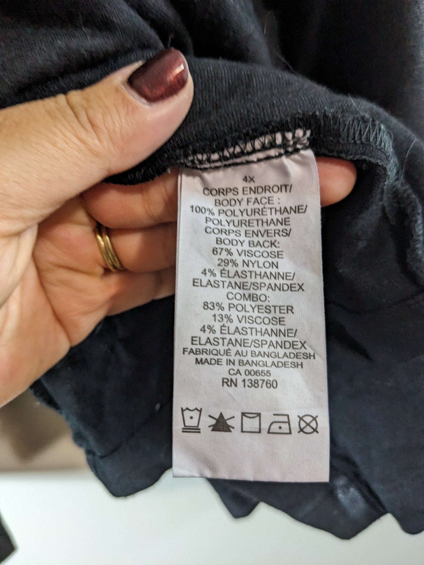 black waterfall jacket - 4XL