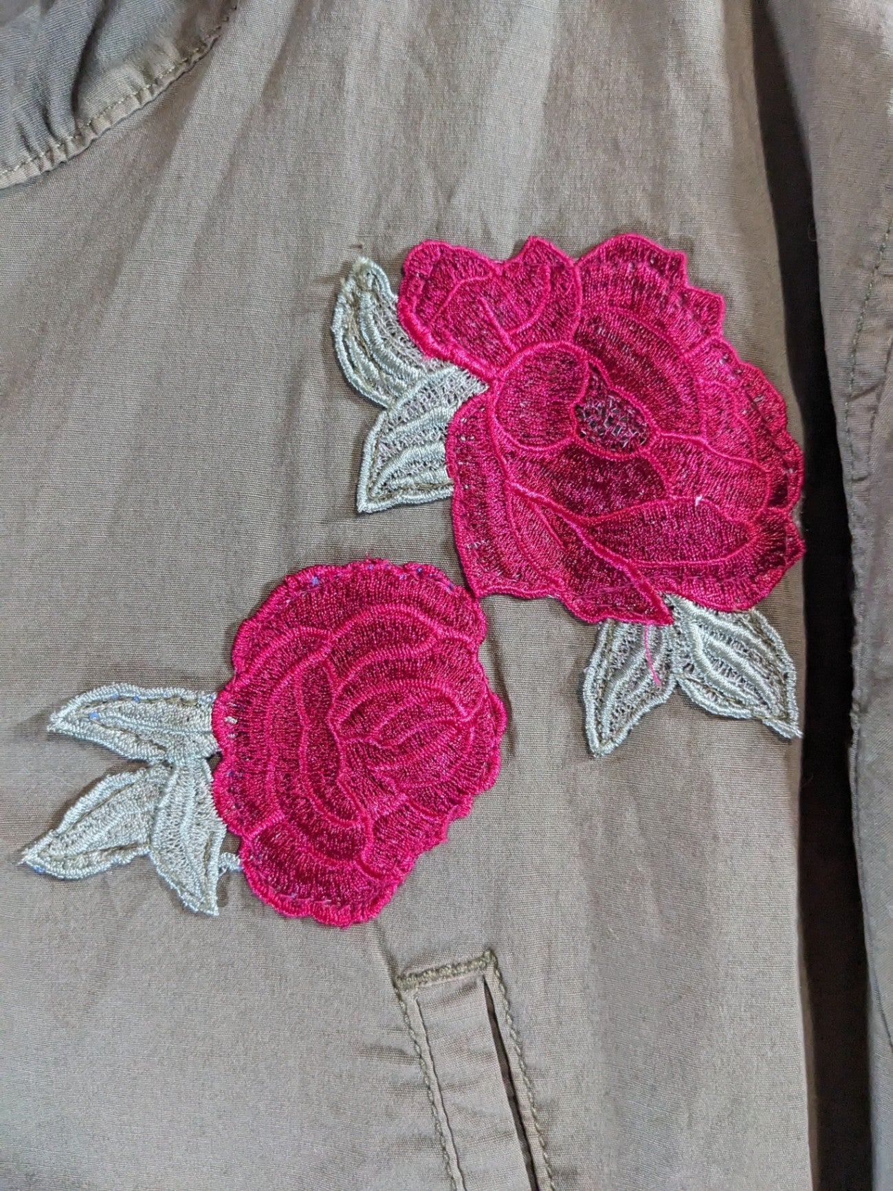 in every story olive green jacket - 4XL