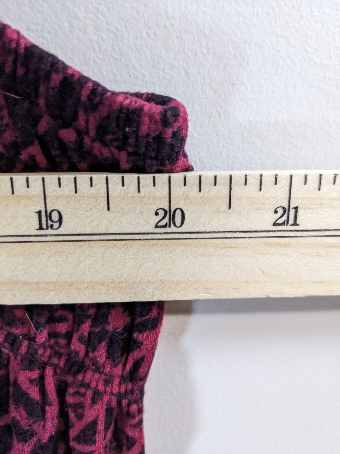 semez la joie burgundy & black top- 4XL