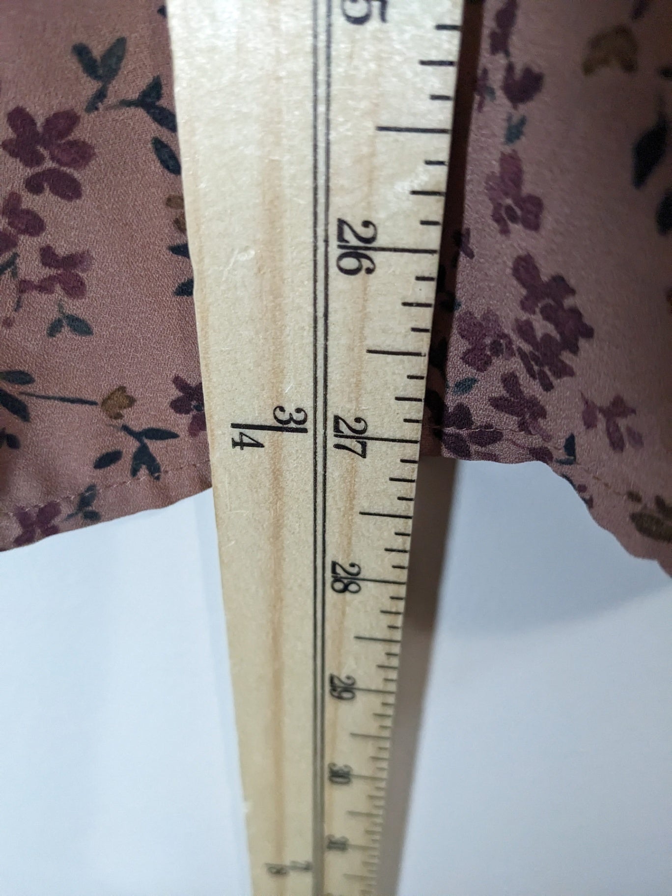 Reitmans floral tan blouse - XL