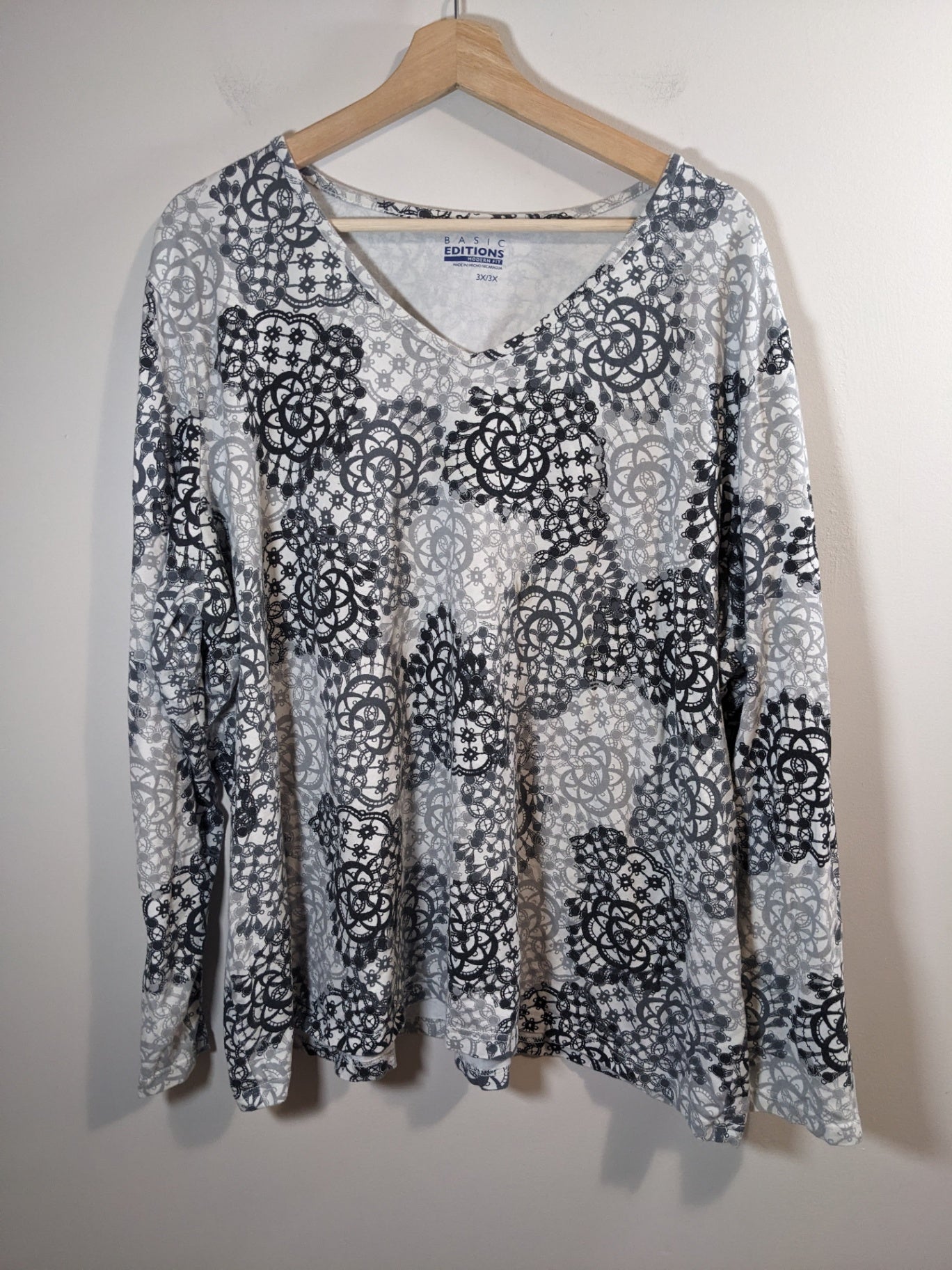 BASIC EDITIONS Long Sleeve- 3XL