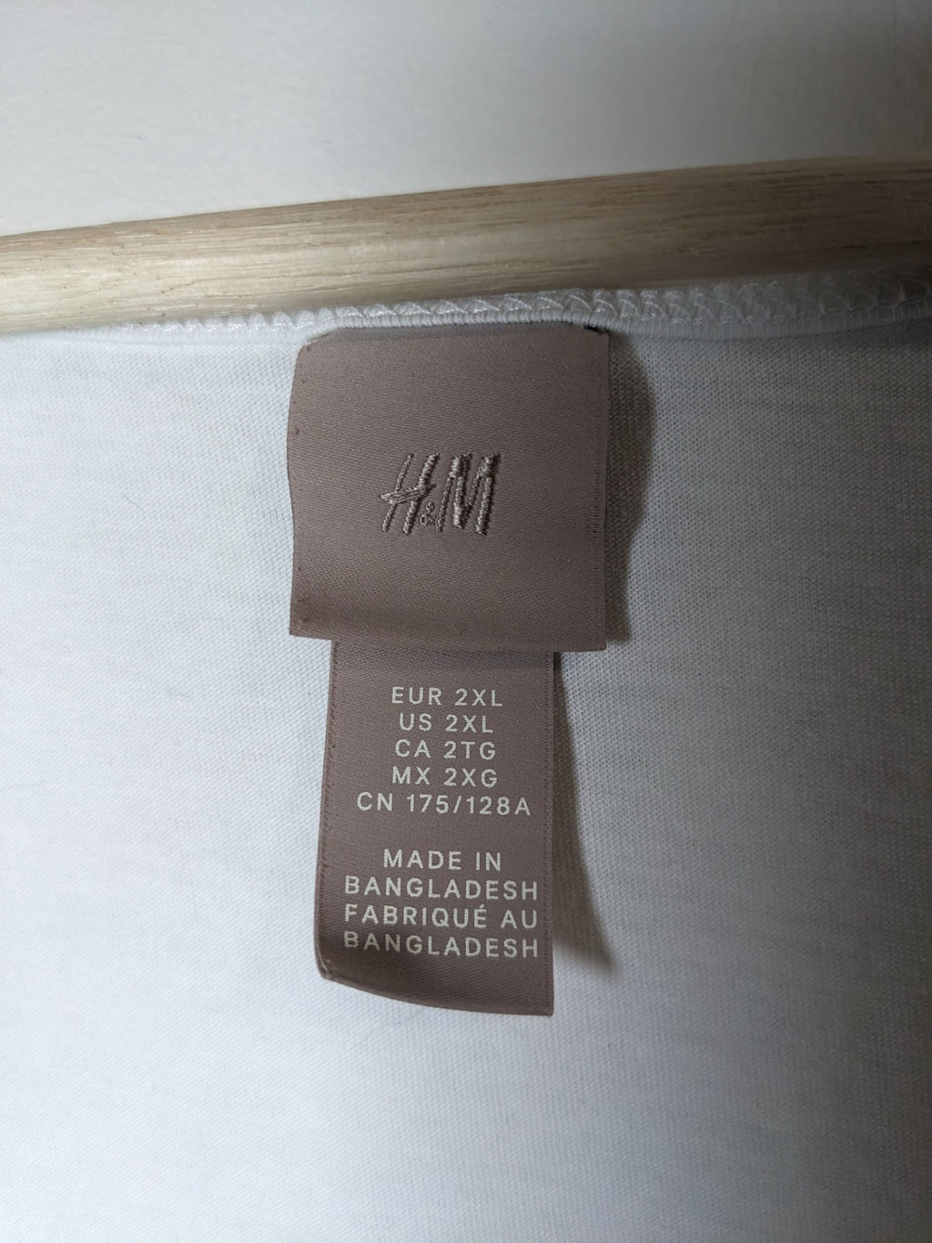 H&M white tank - 2XL