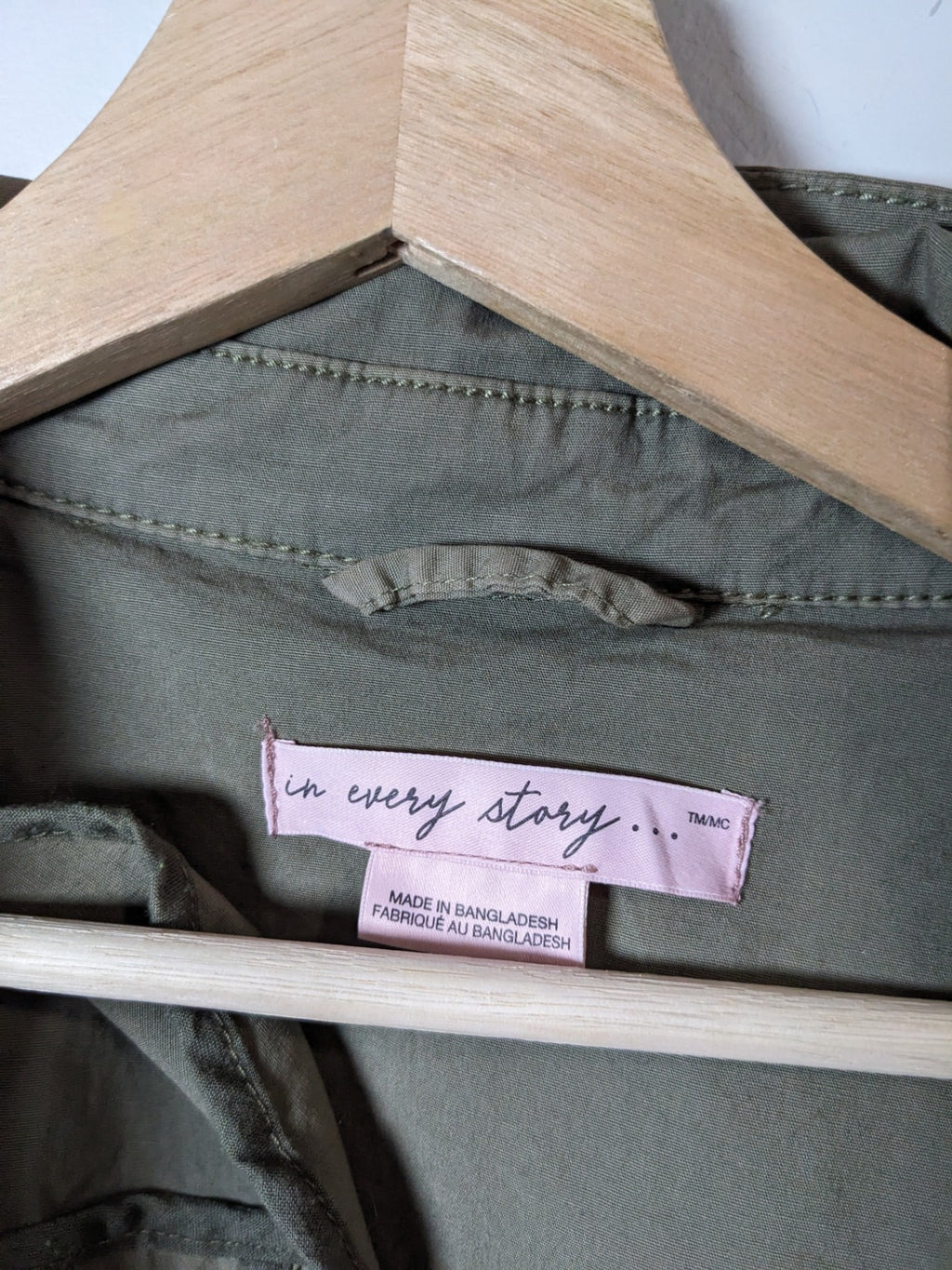 in every story olive green jacket - 4XL
