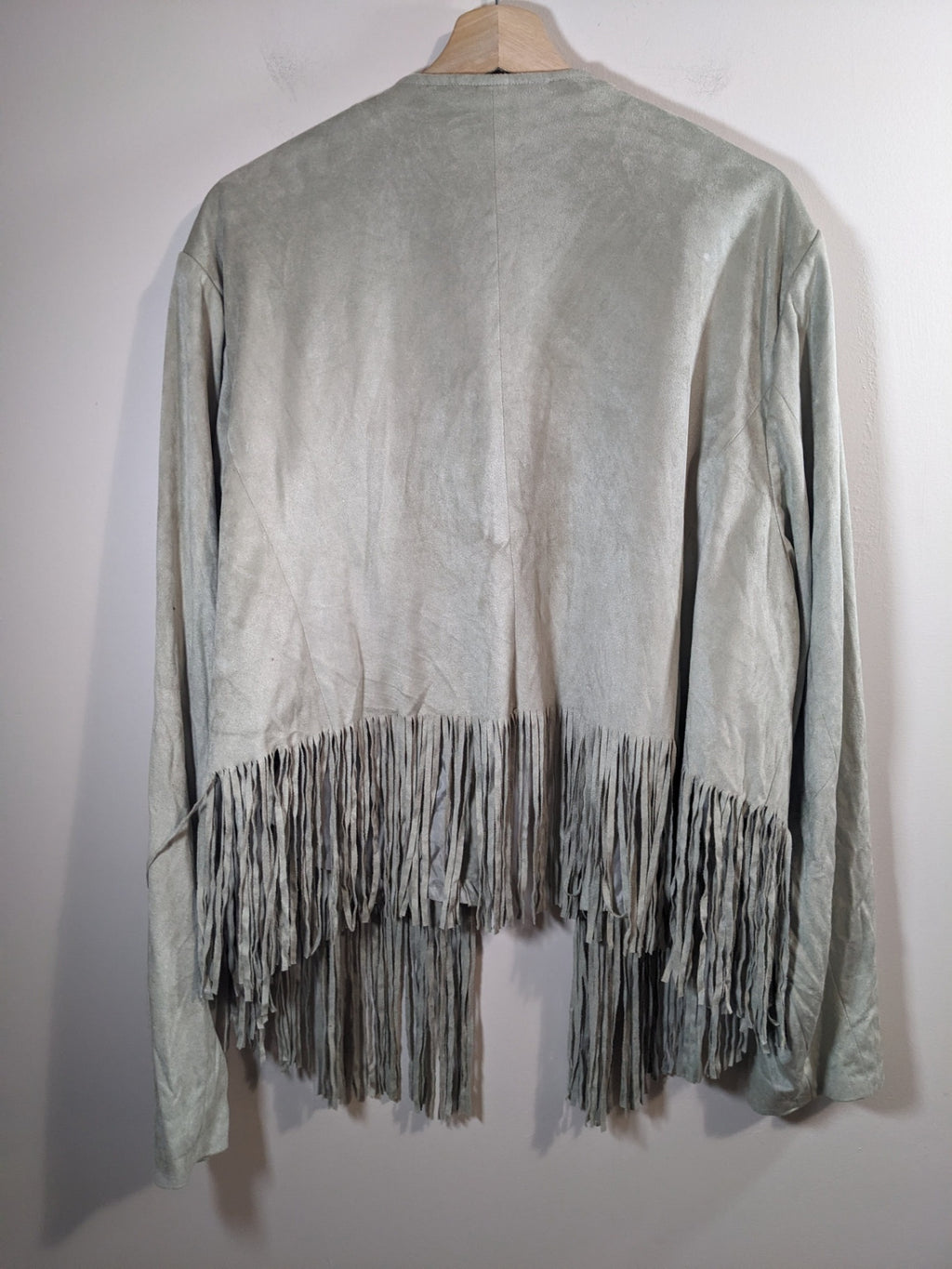Torrid Sage Fringe Jacket - 4XL