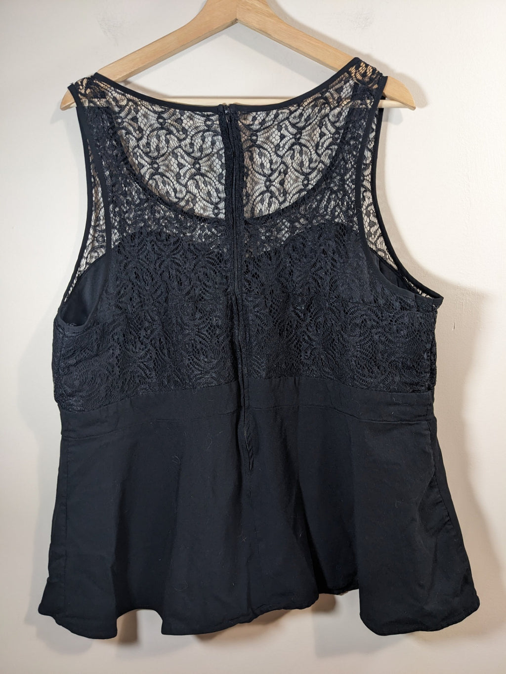 Torrid Black Lace Blouse - 4XL