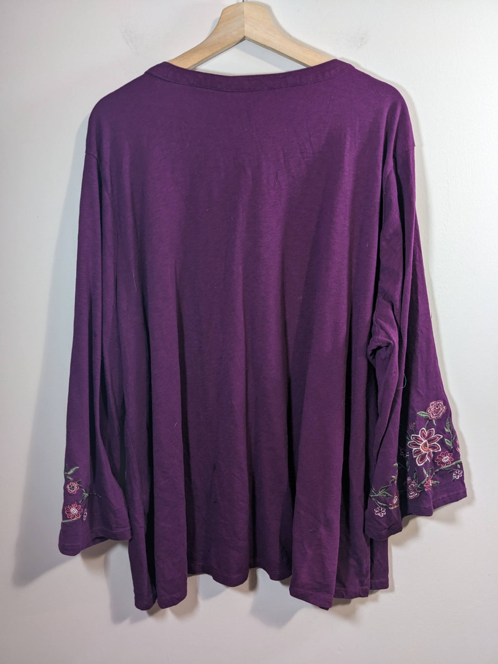Terra Sky Purple Blouse - 4XL