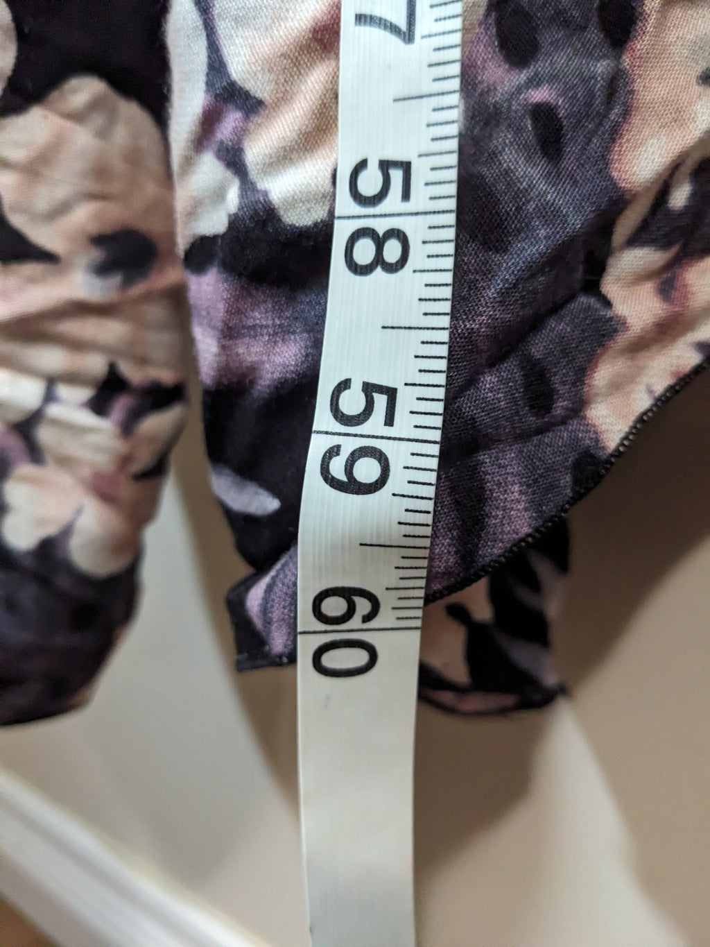 floral wide leg jumpsuit - appears 2XL