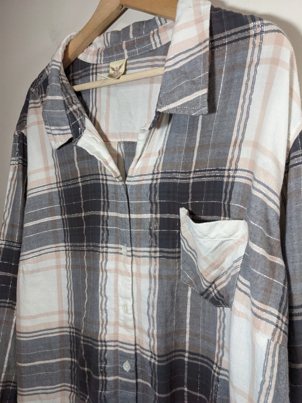 Faded Glory Plaid Shirt - 4XL