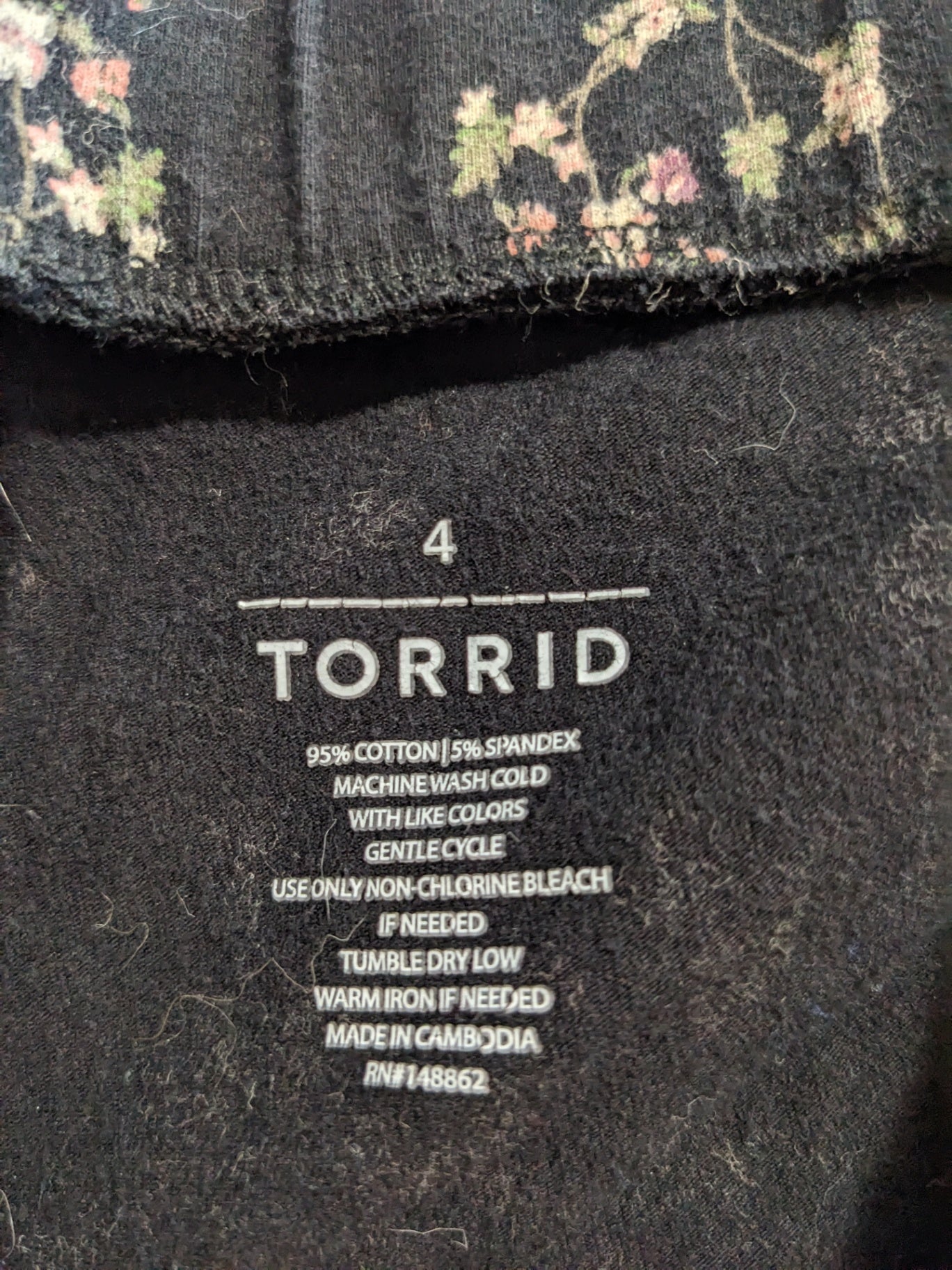 Torrid Floral Leggings- 4XL