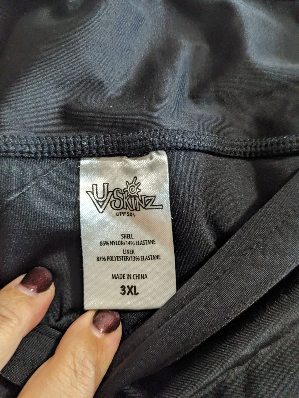 UV Skinz Black Leggings- 3XL