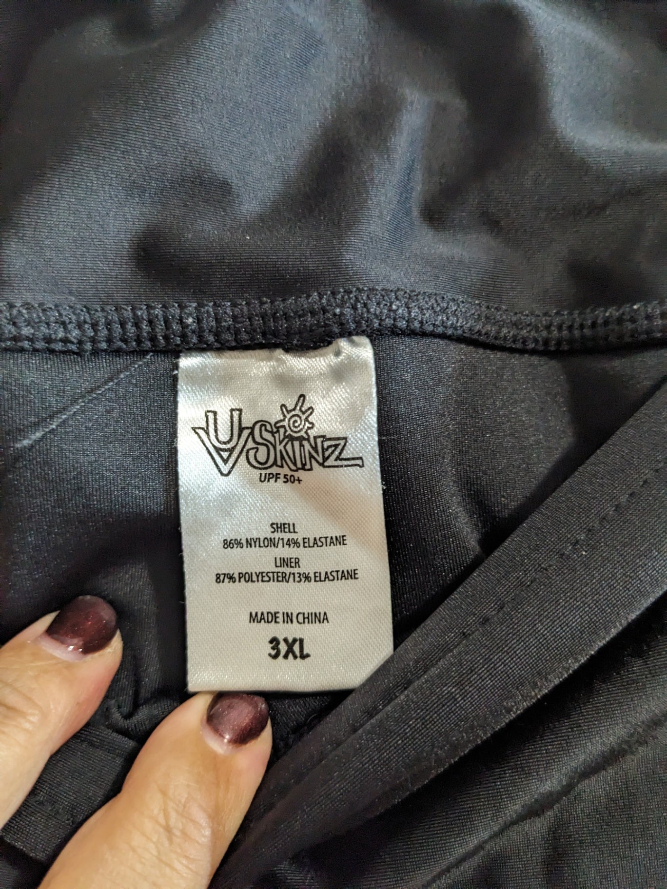 UV Skinz Black Leggings- 3XL