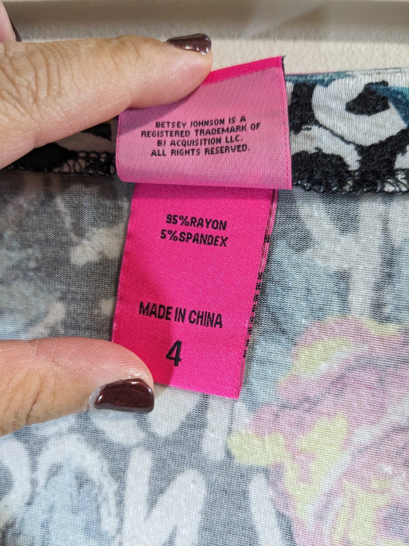 Betsey Johnson Floral Dress- 4XL