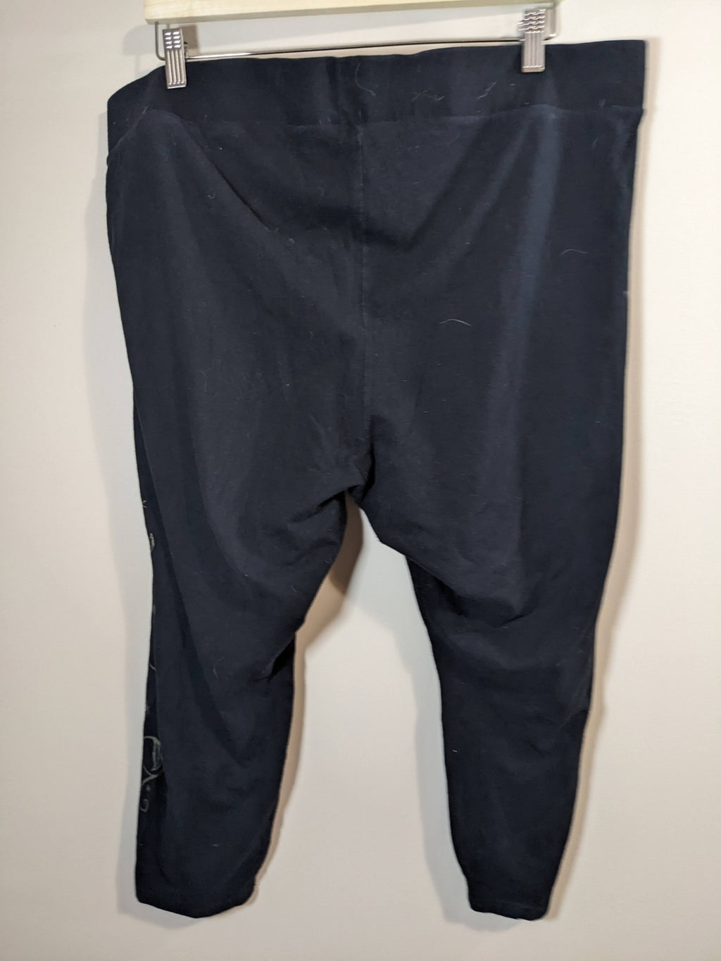 Disney Princess Black Capri Leggings - 4XL