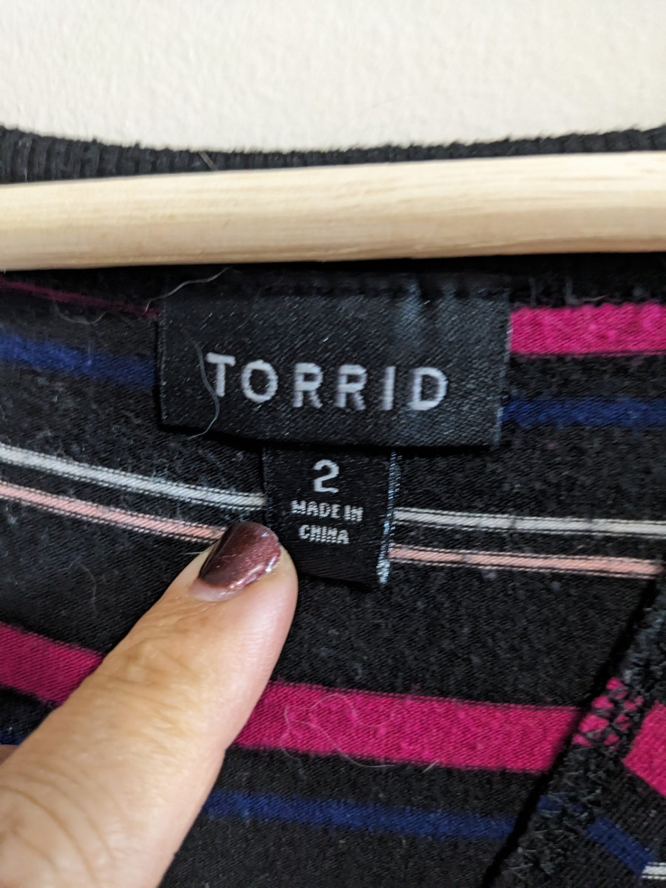 Torrid Strip Sleeveless Dress - 2XL