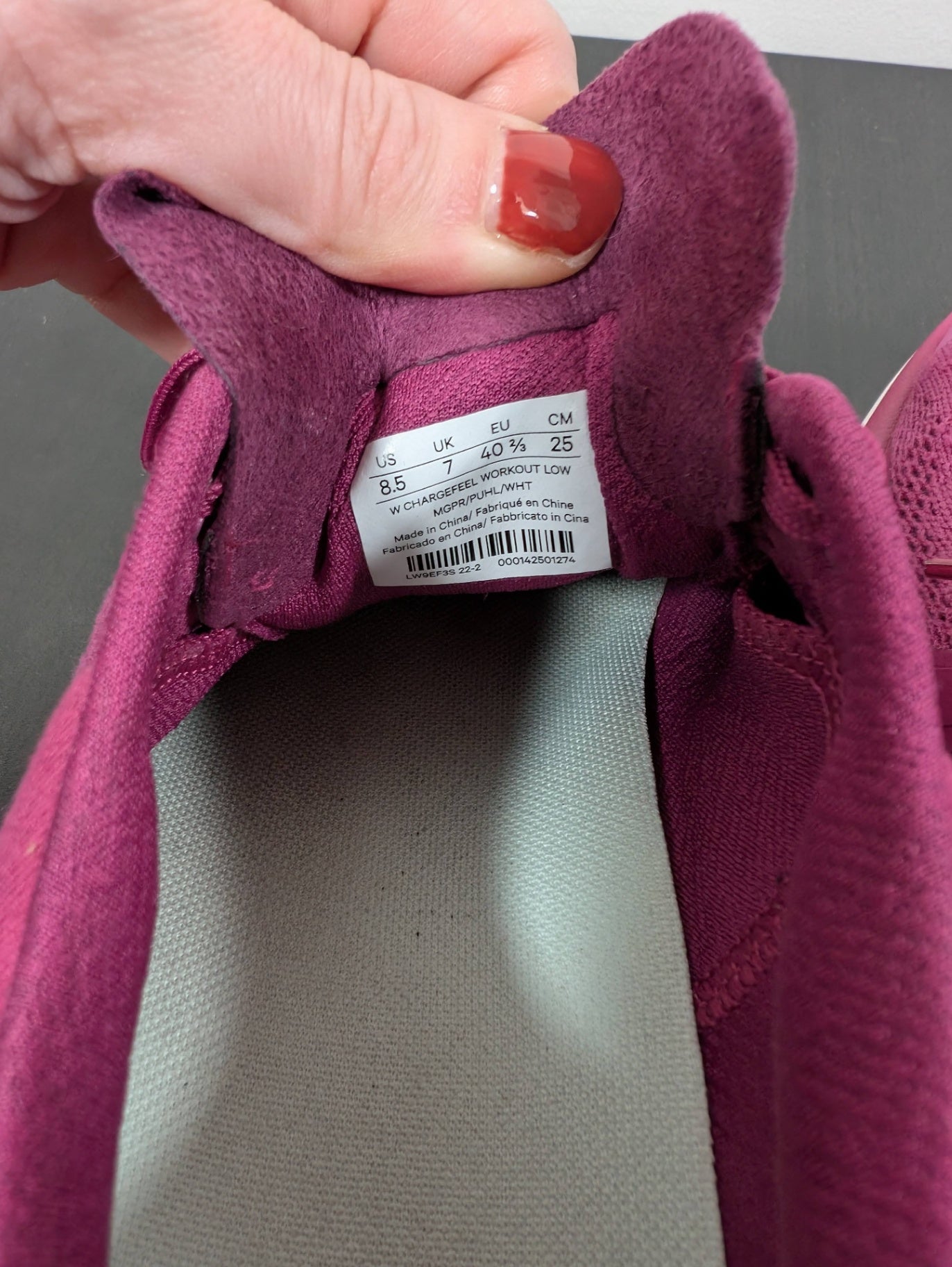 Lululemon chargefeel workout shoe - SZ 8.5