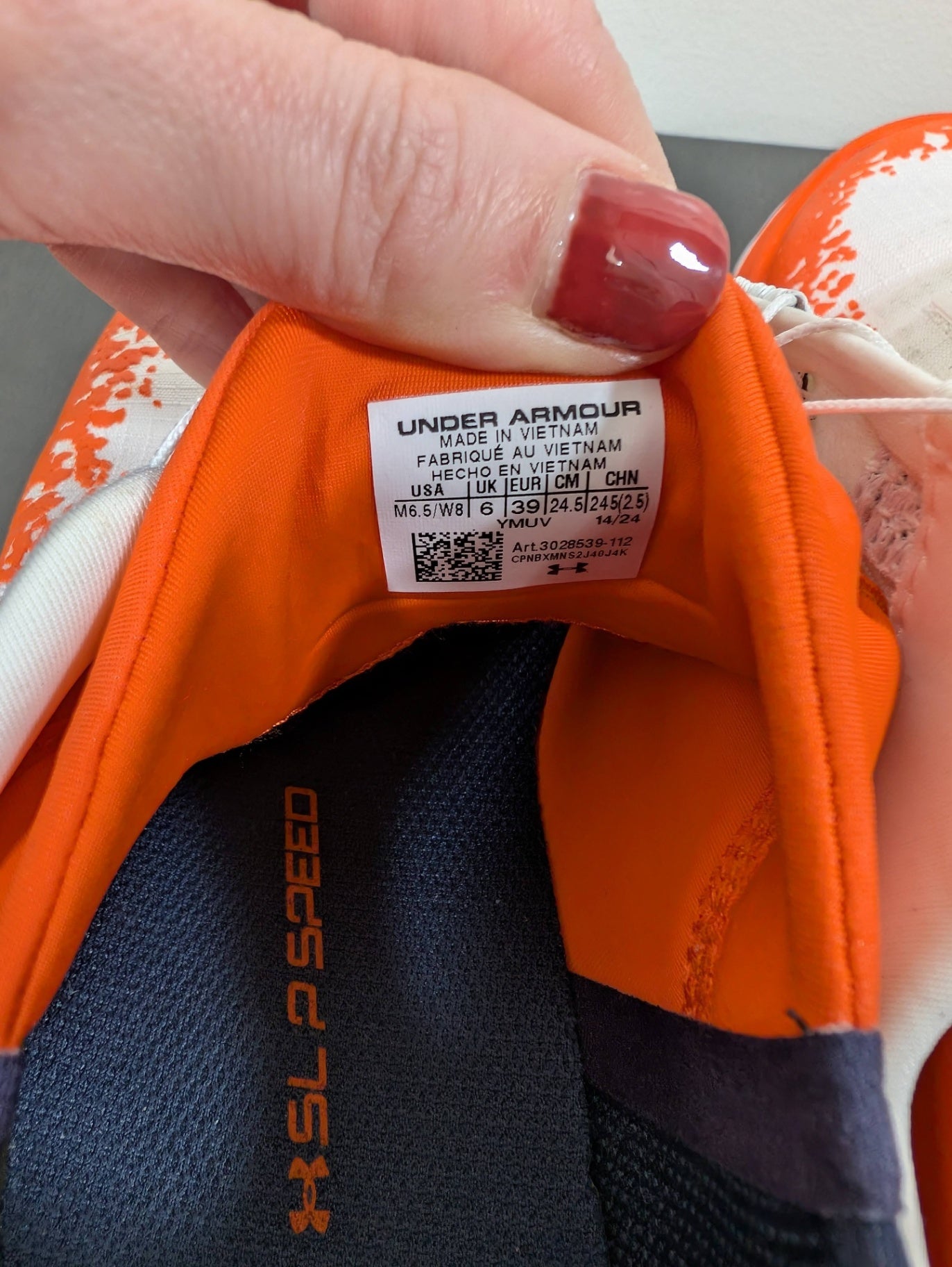 Under Armour slipspeed mega shoes- SZ 8