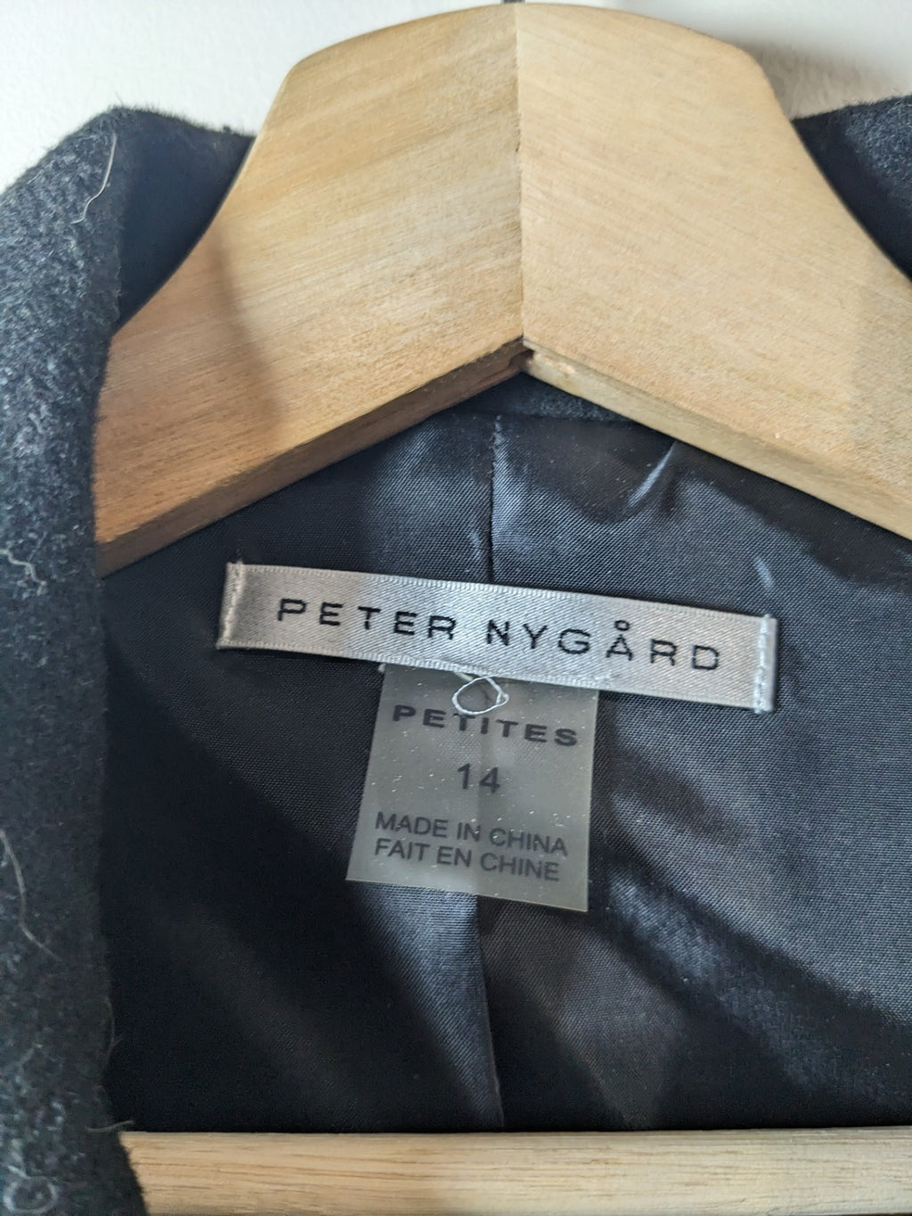 Peter Nygaard Black Wool Jacket - sz 14