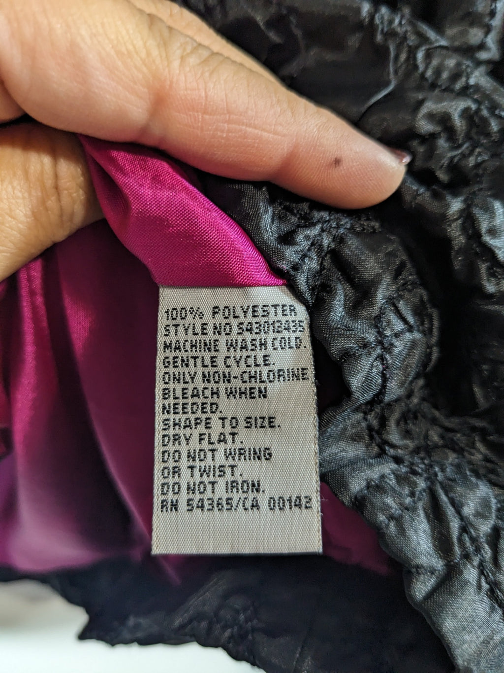 TanJay black textured jacket - M