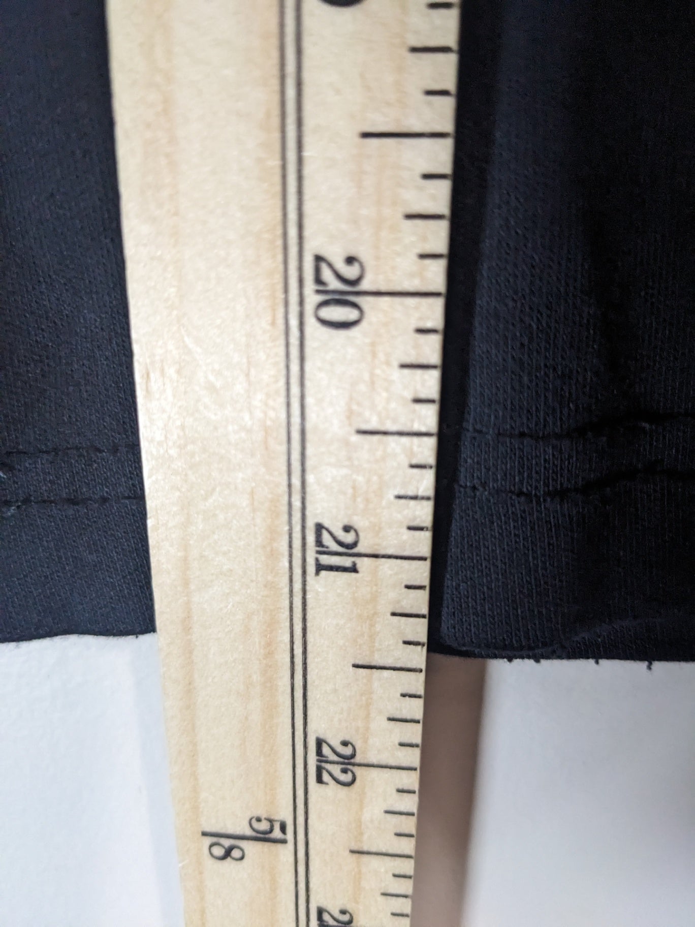 no label black 3/4 length shirt - appears medium