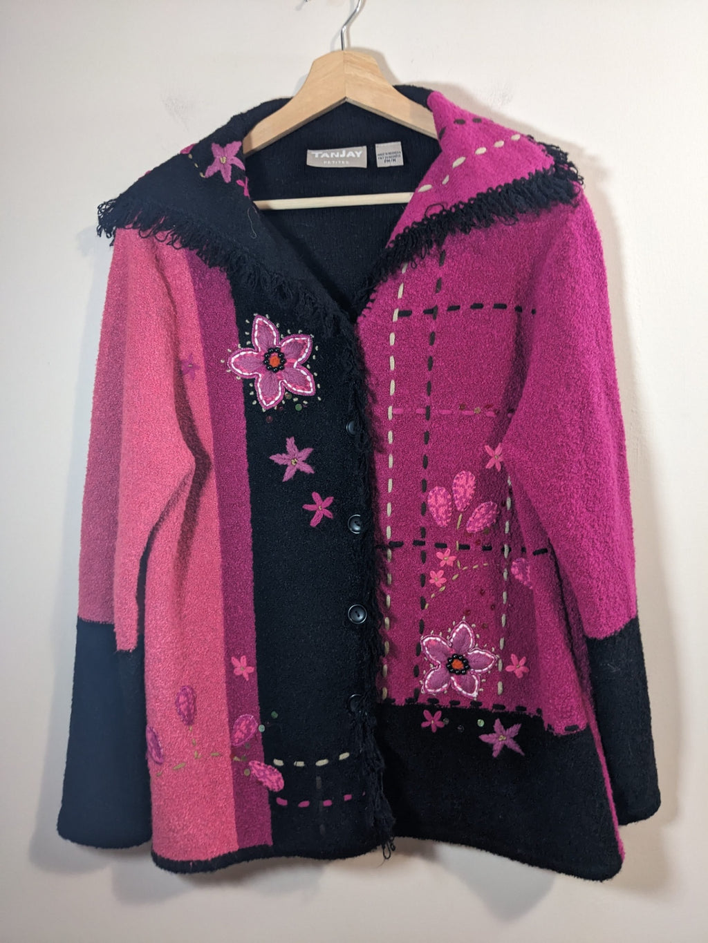 TanJay Pink & Black Jacket- M