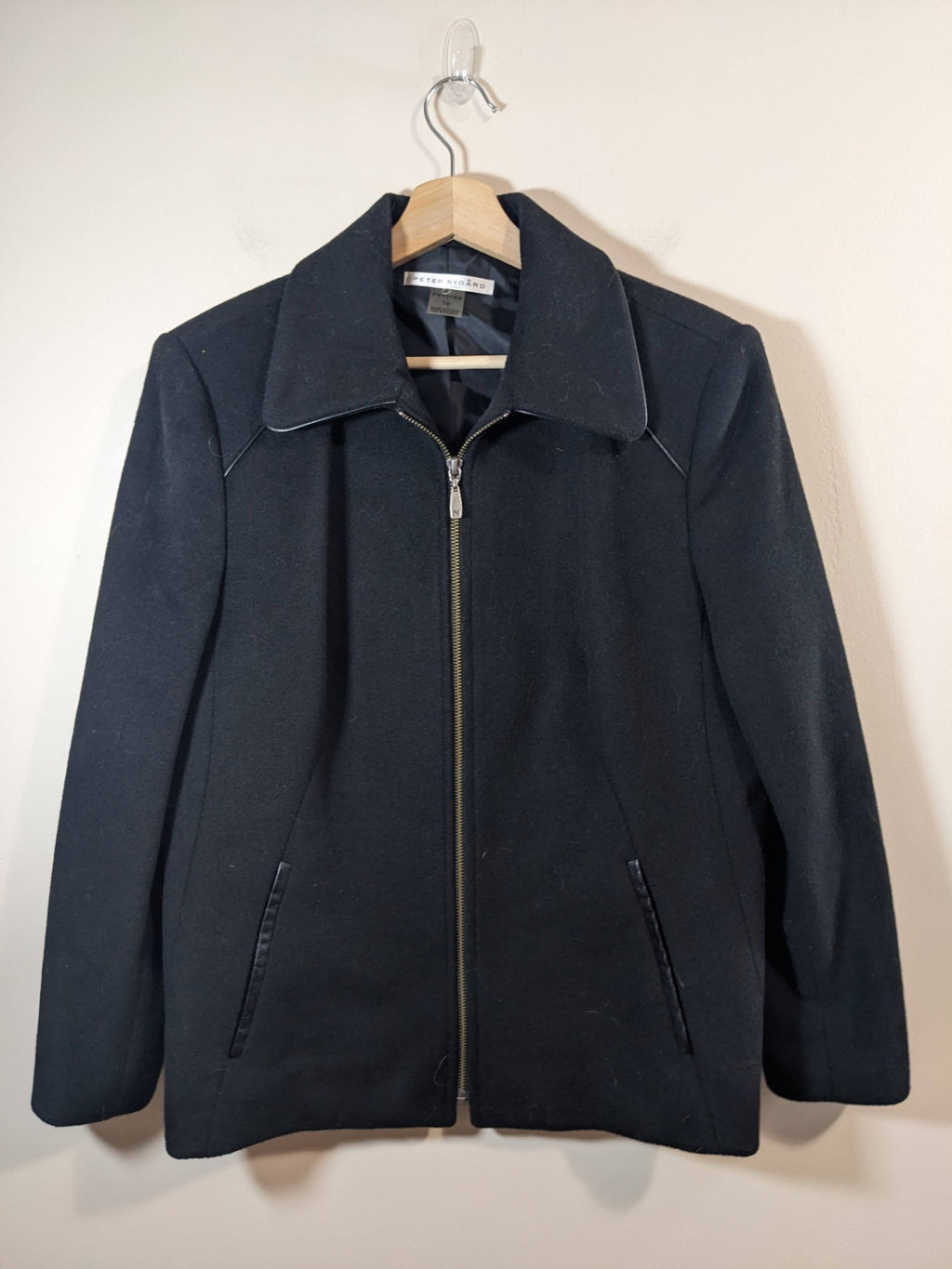 Peter Nygaard Black Wool Jacket - sz 14
