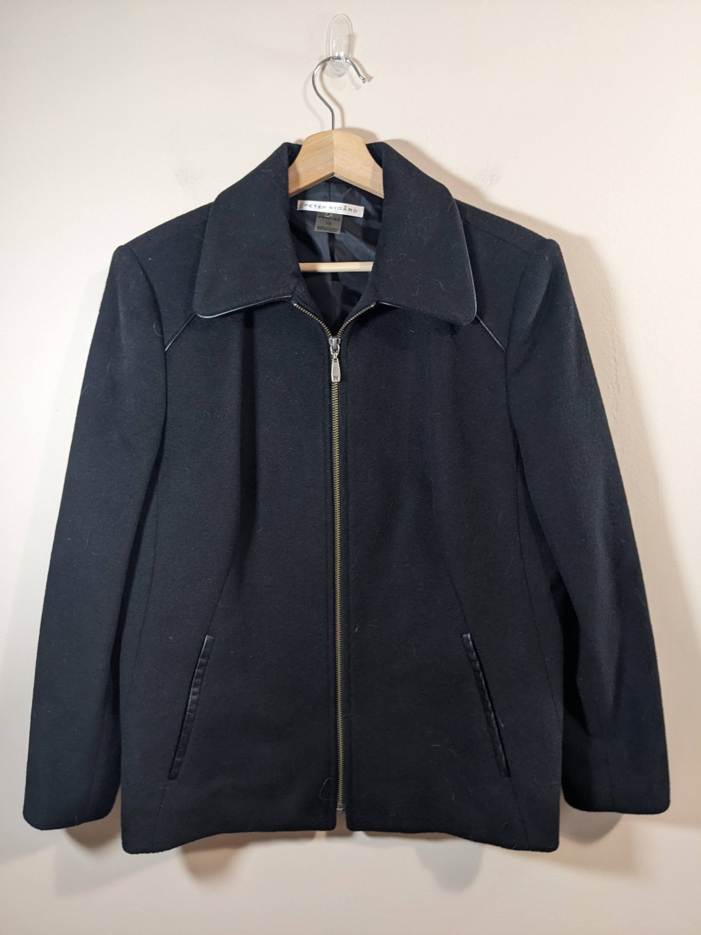 Peter Nygaard Black Wool Jacket - sz 14