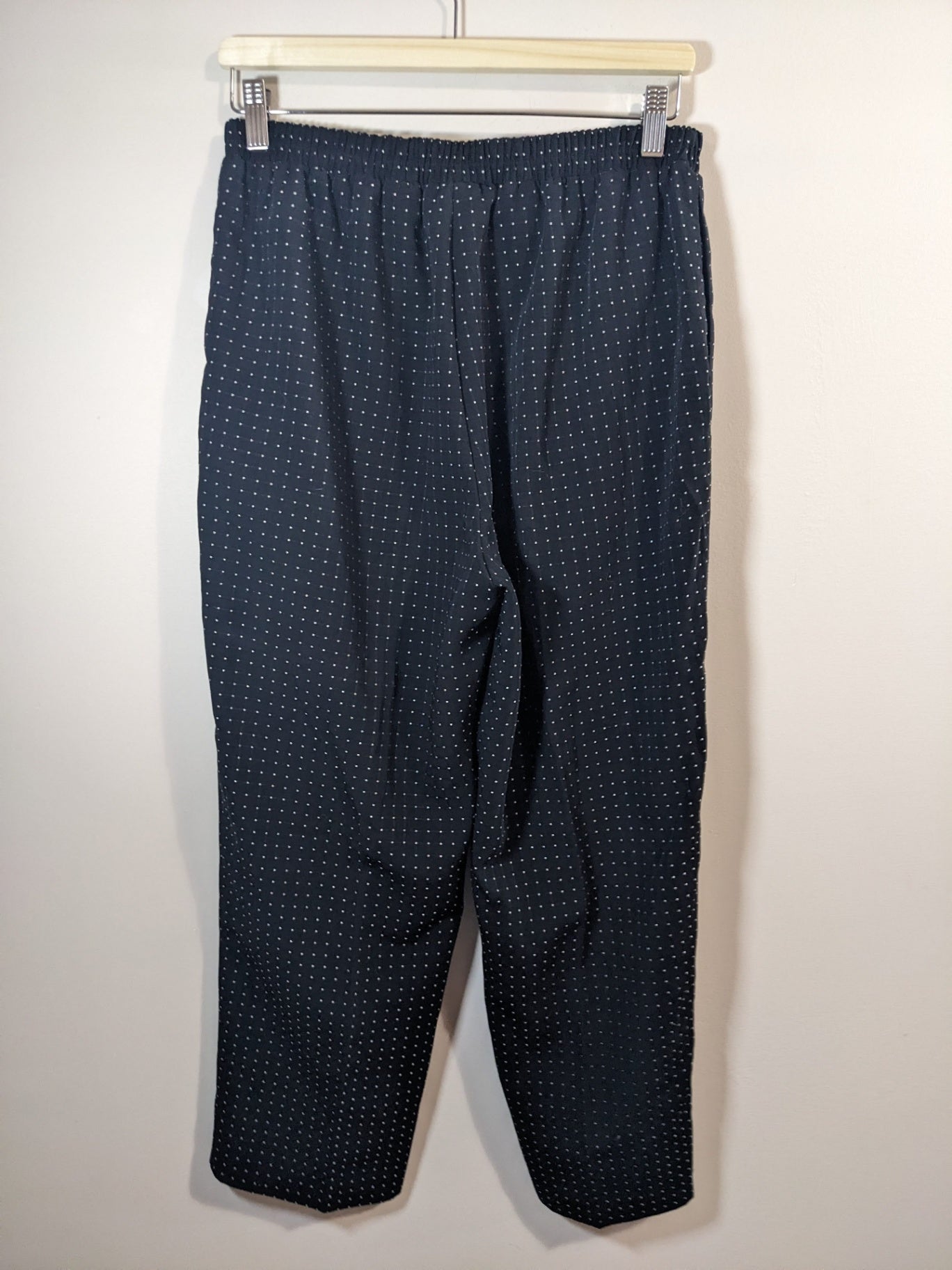 TanJay Polka Dot Black Pants - 10