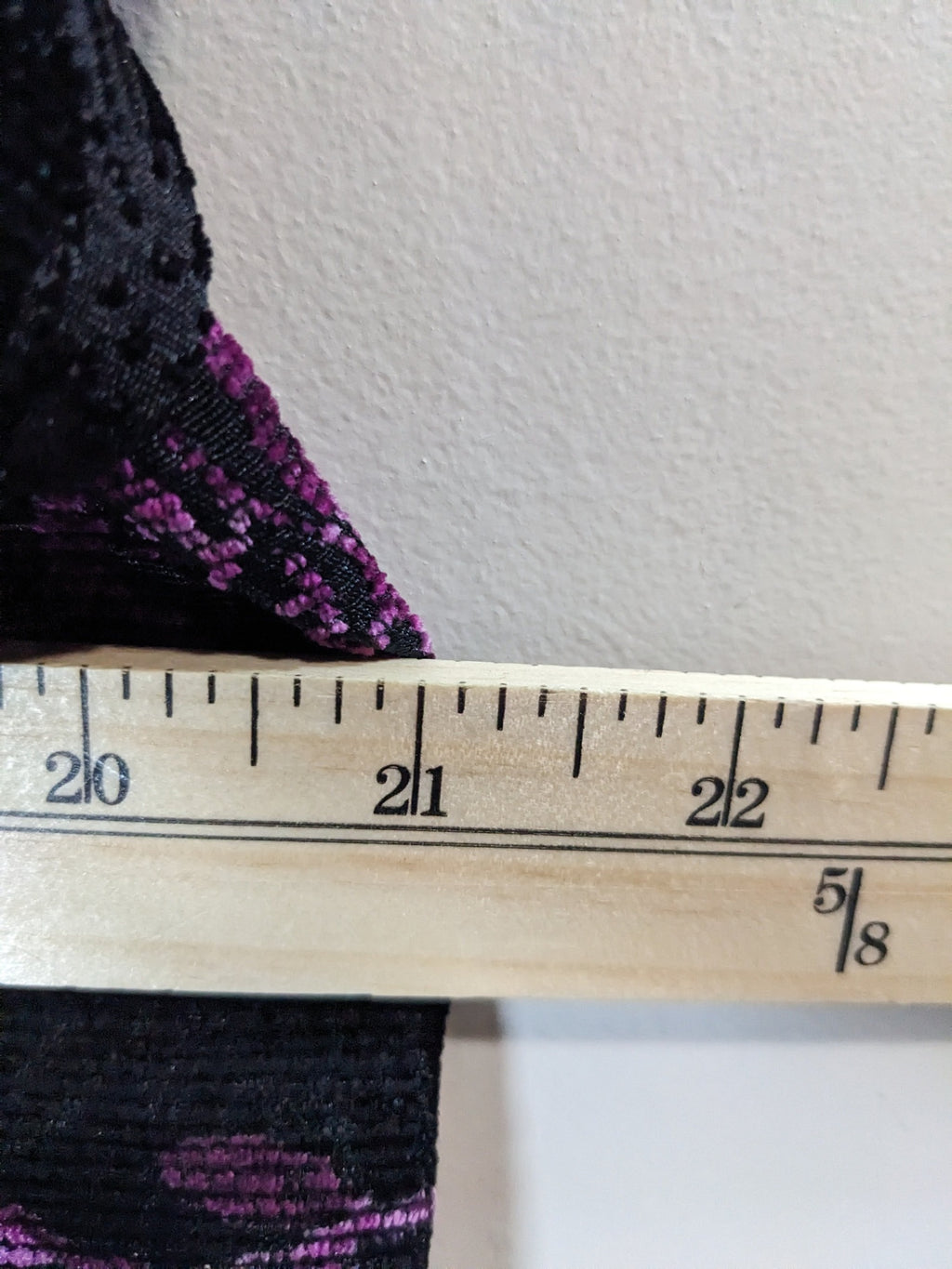 black & purple floral jacket - appears large