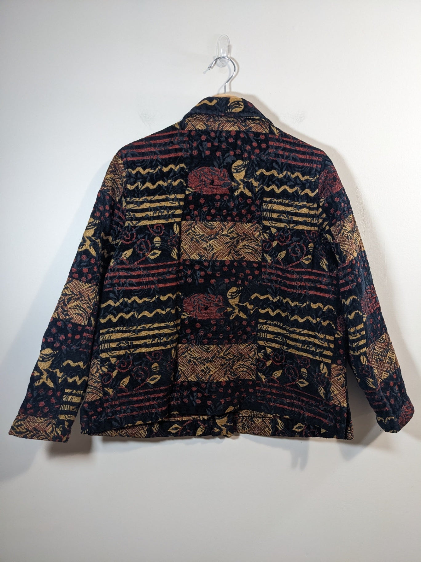 TanJay Brown Patterned Jacket - M