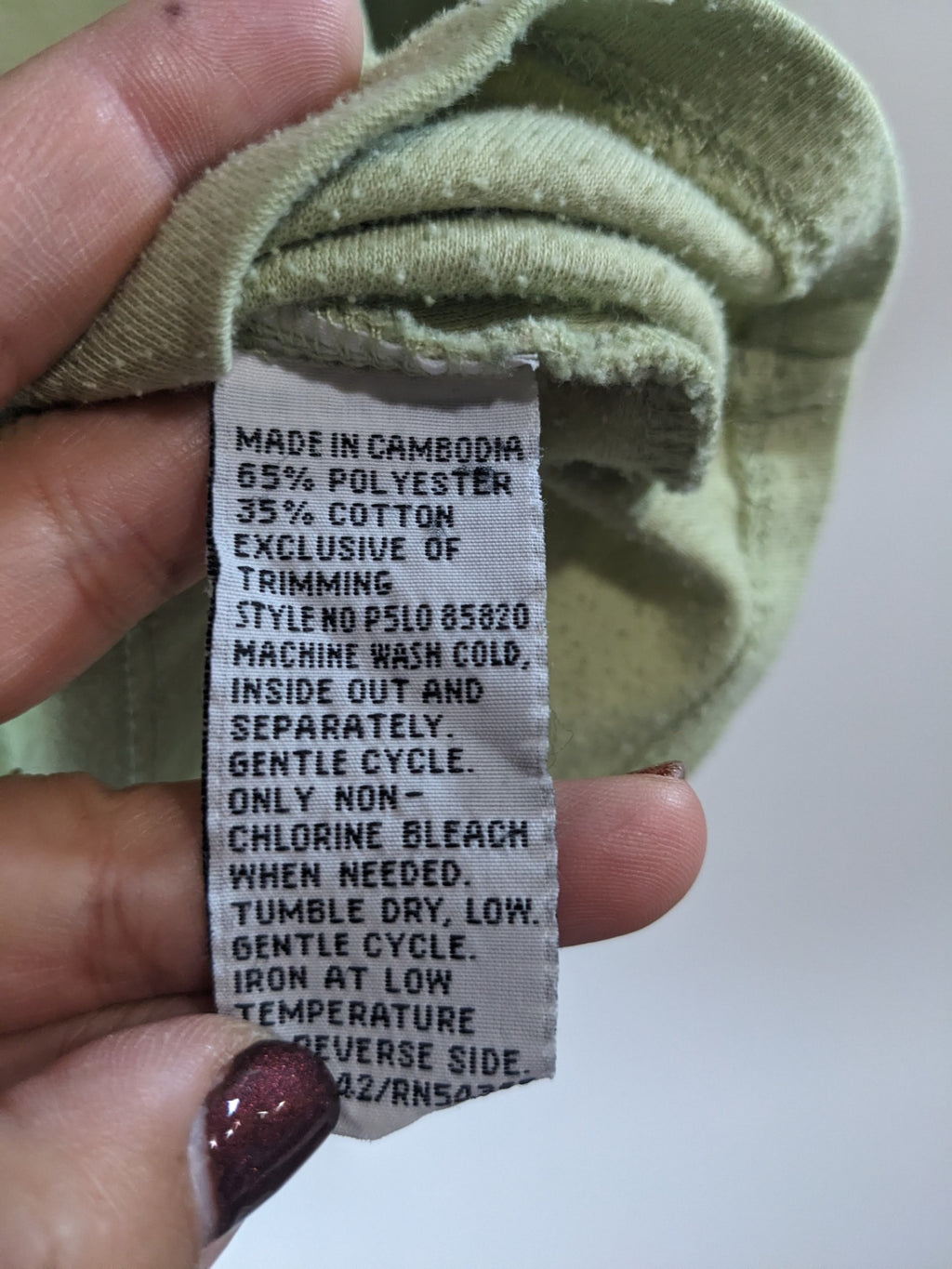 Alia green 3/4 sleeve shirt - M