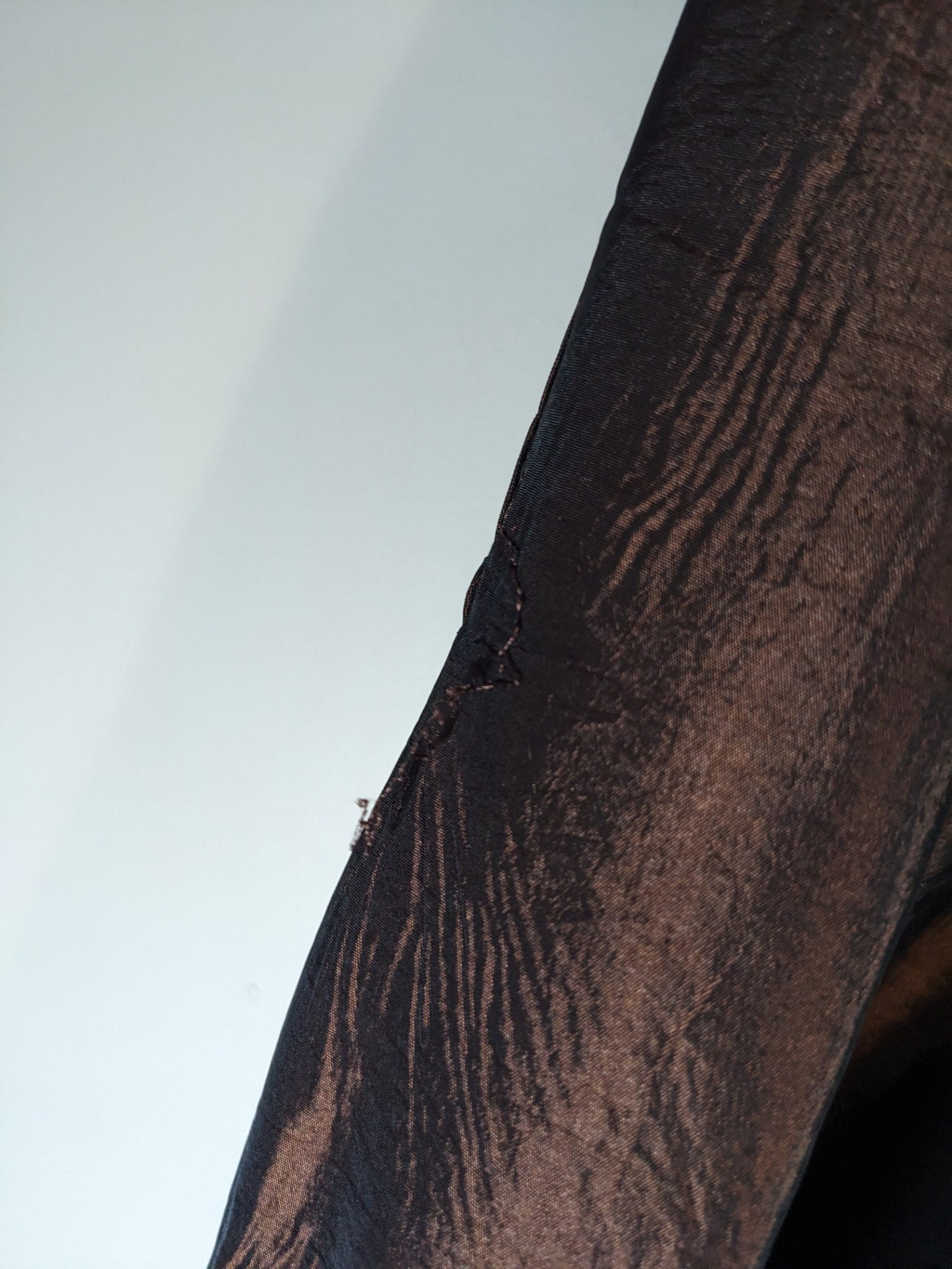 nueva brown textured jacket - sz 12