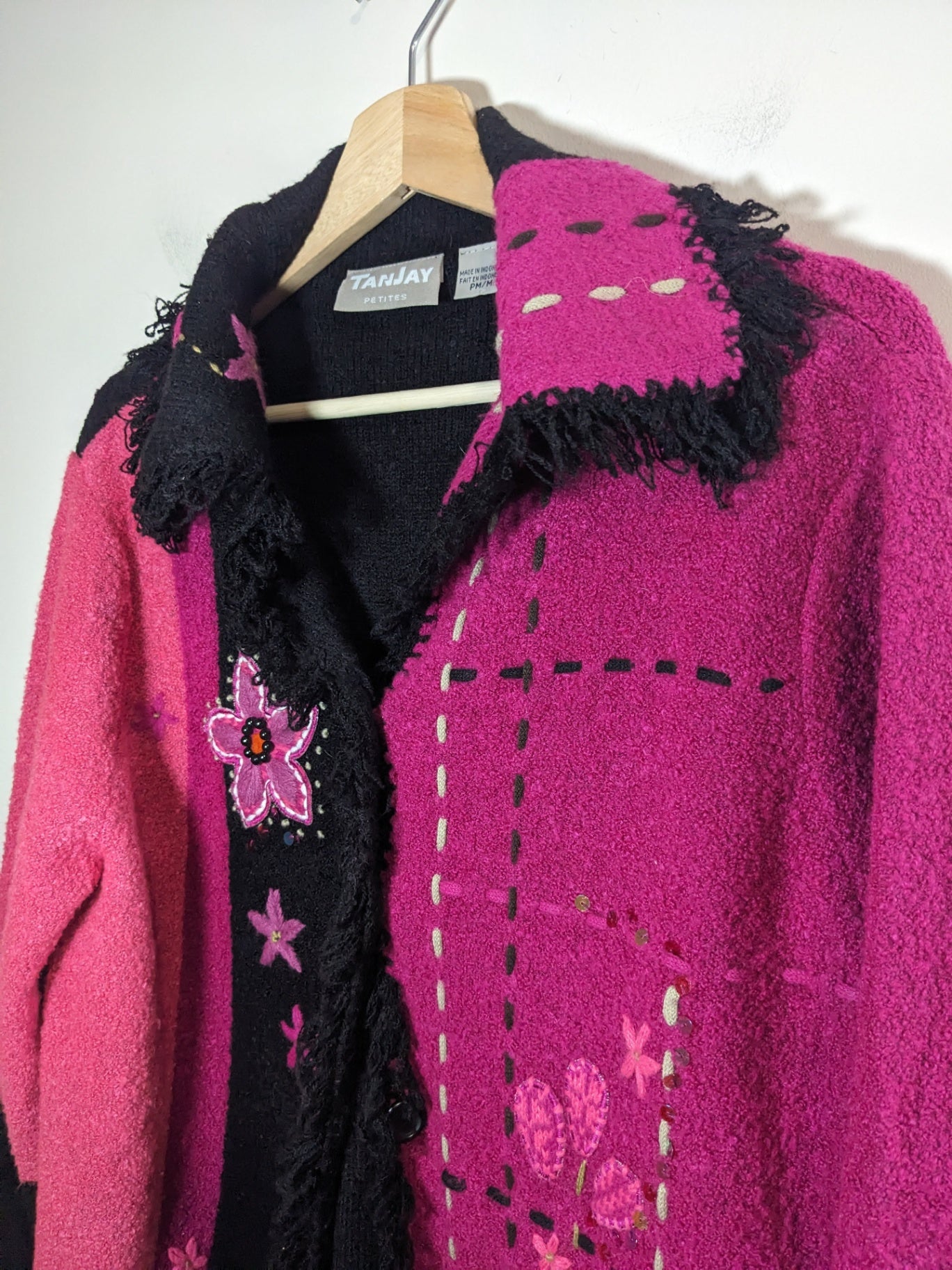 TanJay Pink & Black Jacket- M