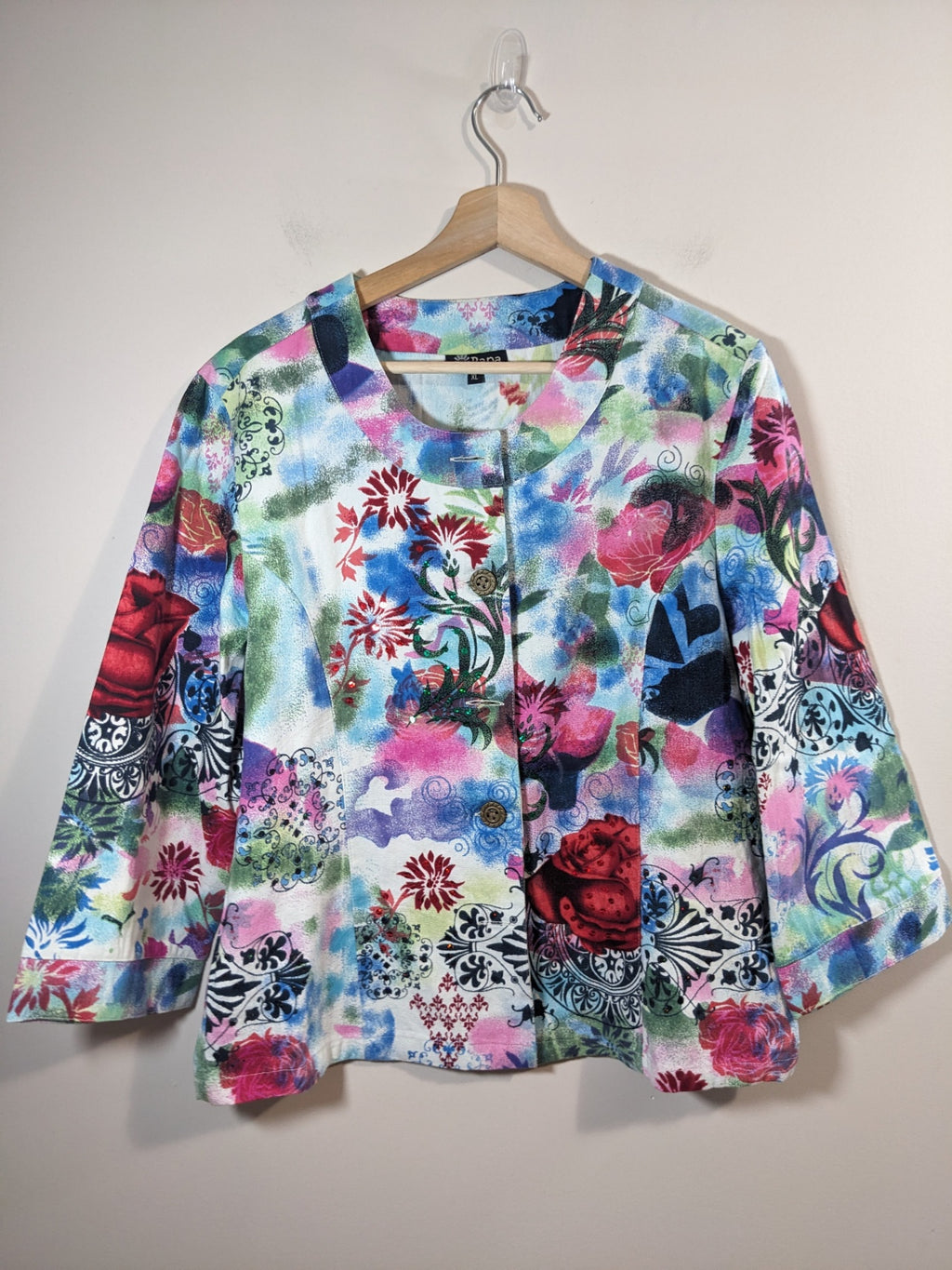 Papa Floral Jacket - XL