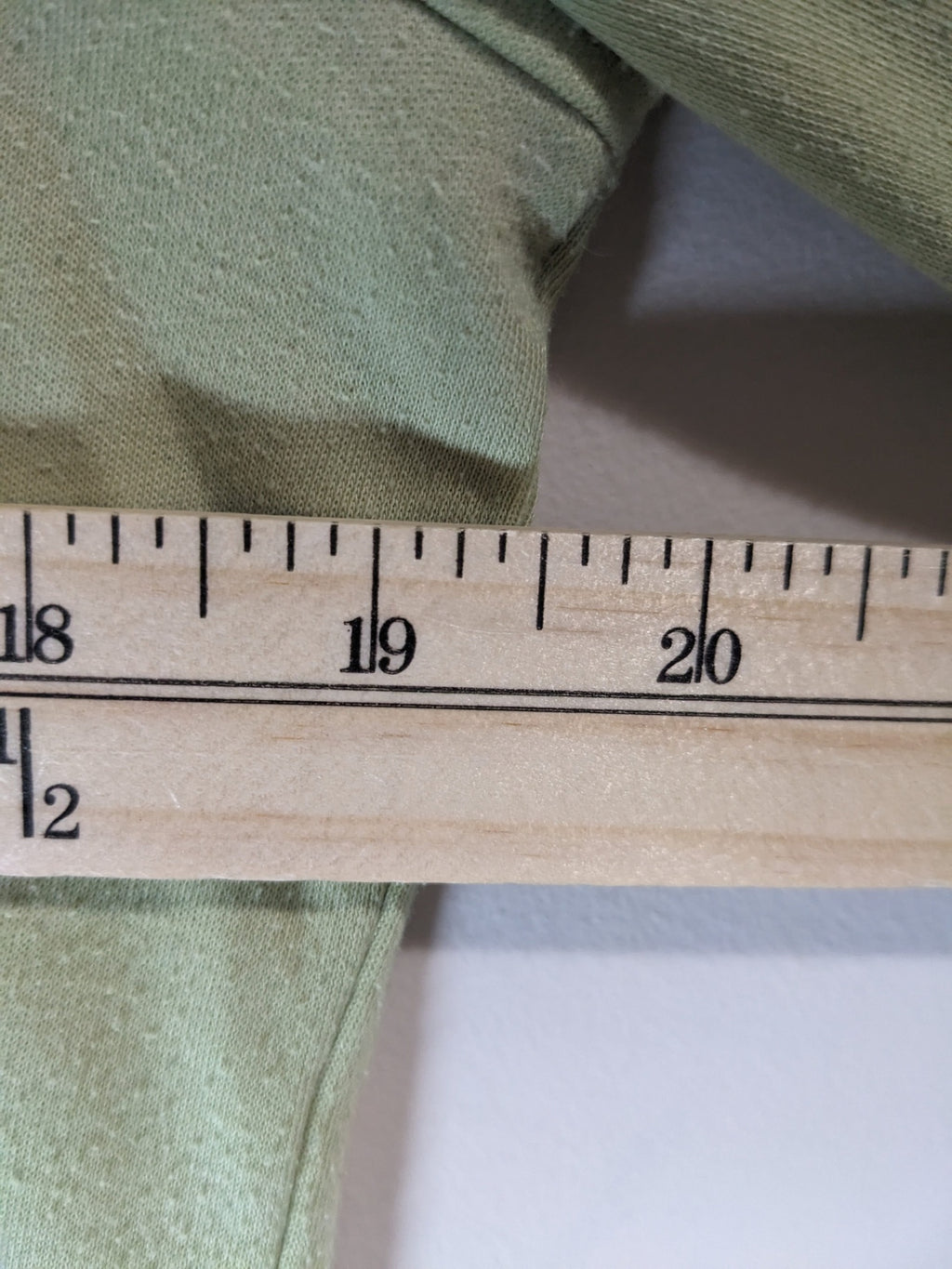 Alia green 3/4 sleeve shirt - M