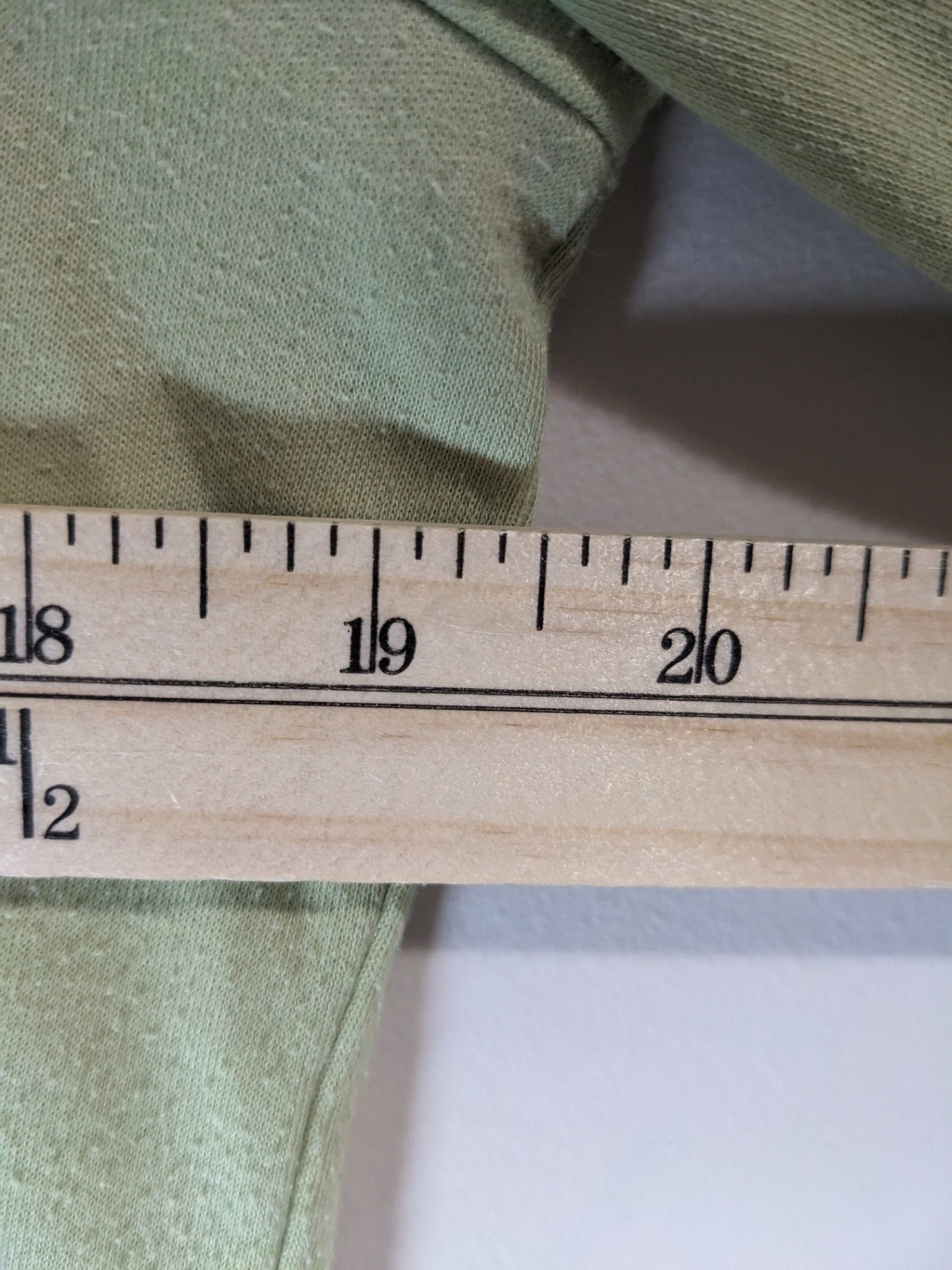 Alia green 3/4 sleeve shirt - M