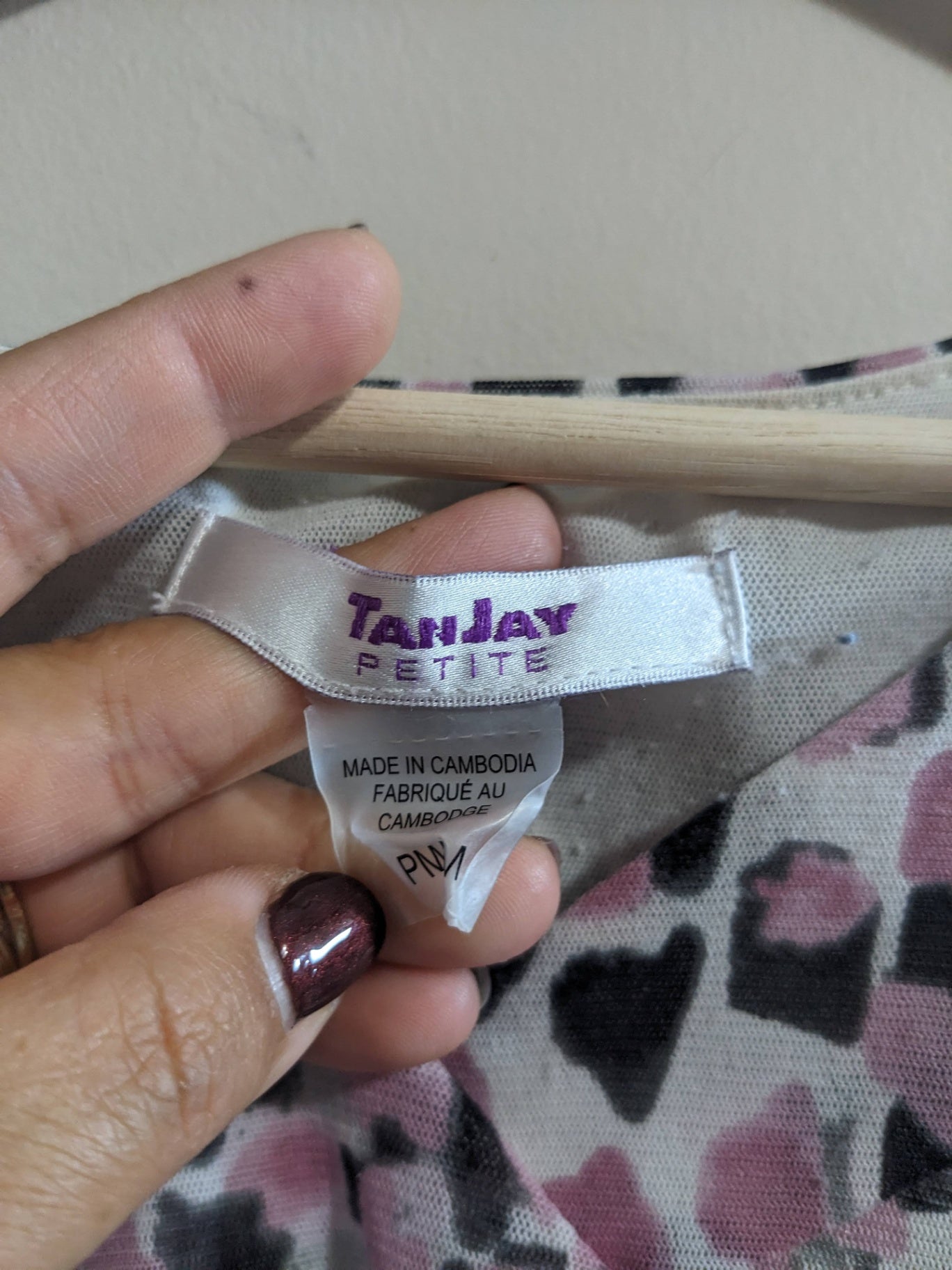 TanJay Pink Blouse - M