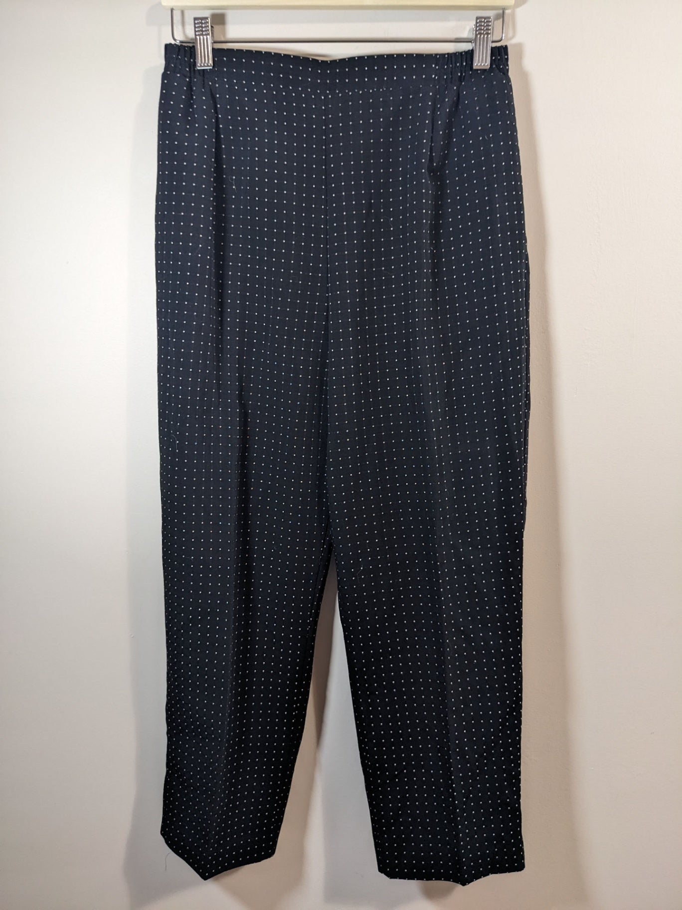 TanJay Polka Dot Black Pants - 10