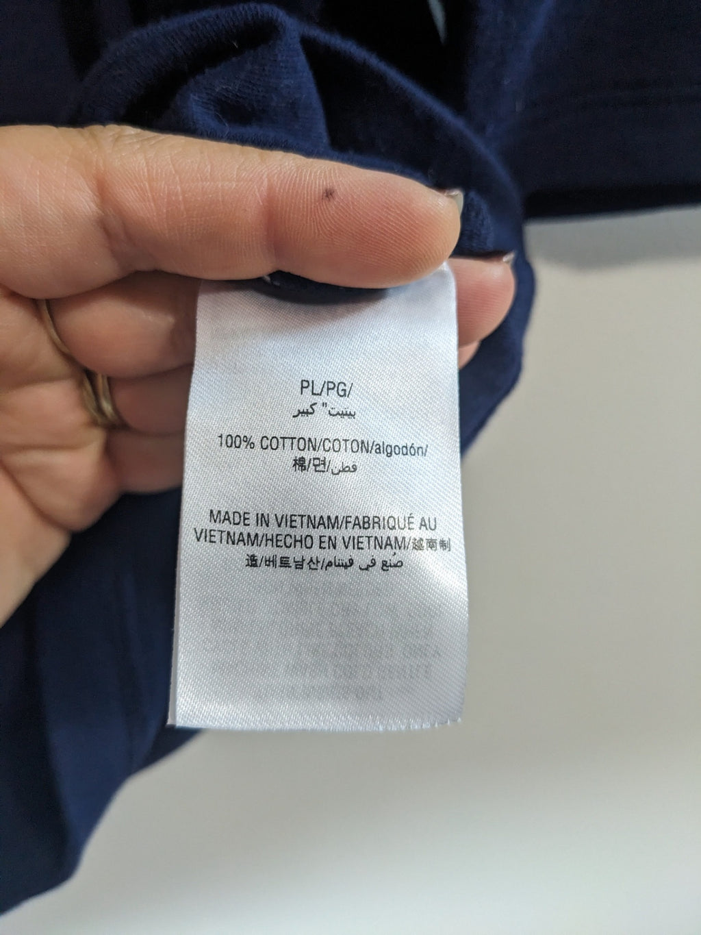 Karen Scott rose gold floral 3/4 sleeve shirt - L