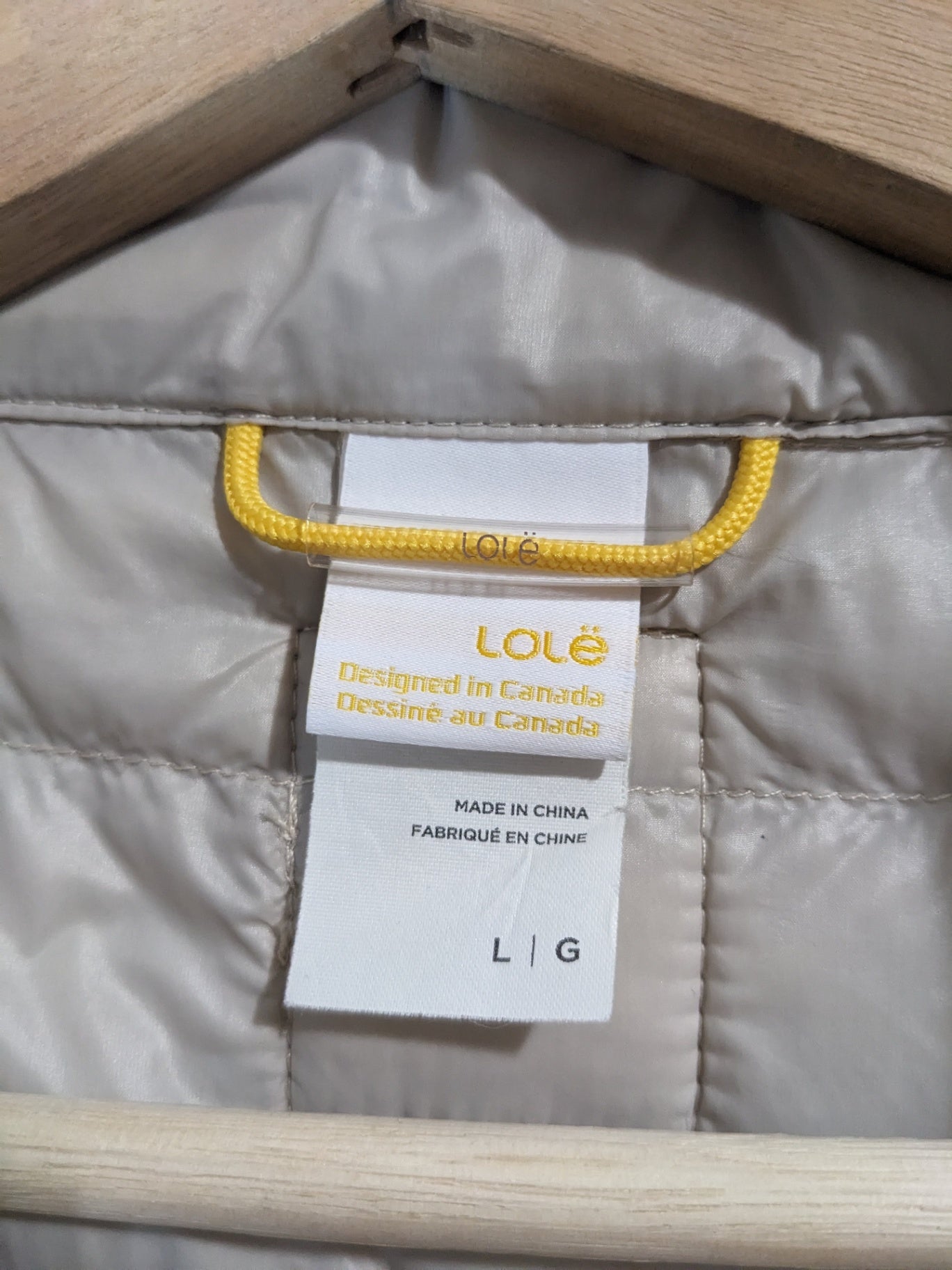 Lolë Puffer Vest - L