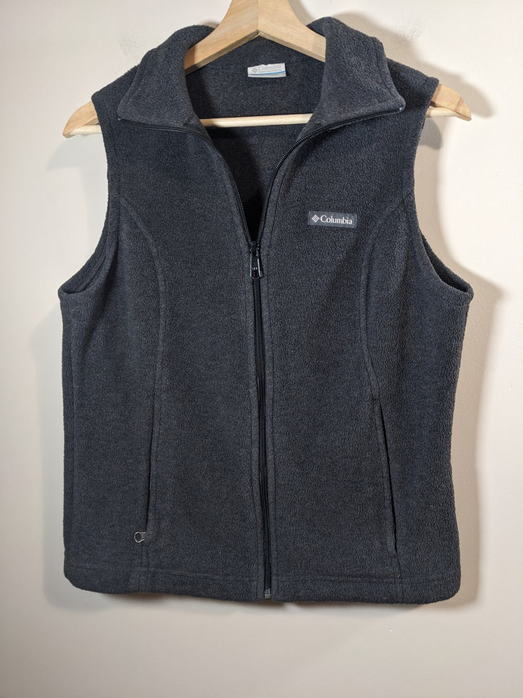 Columbia Grey Fleece Vest - M