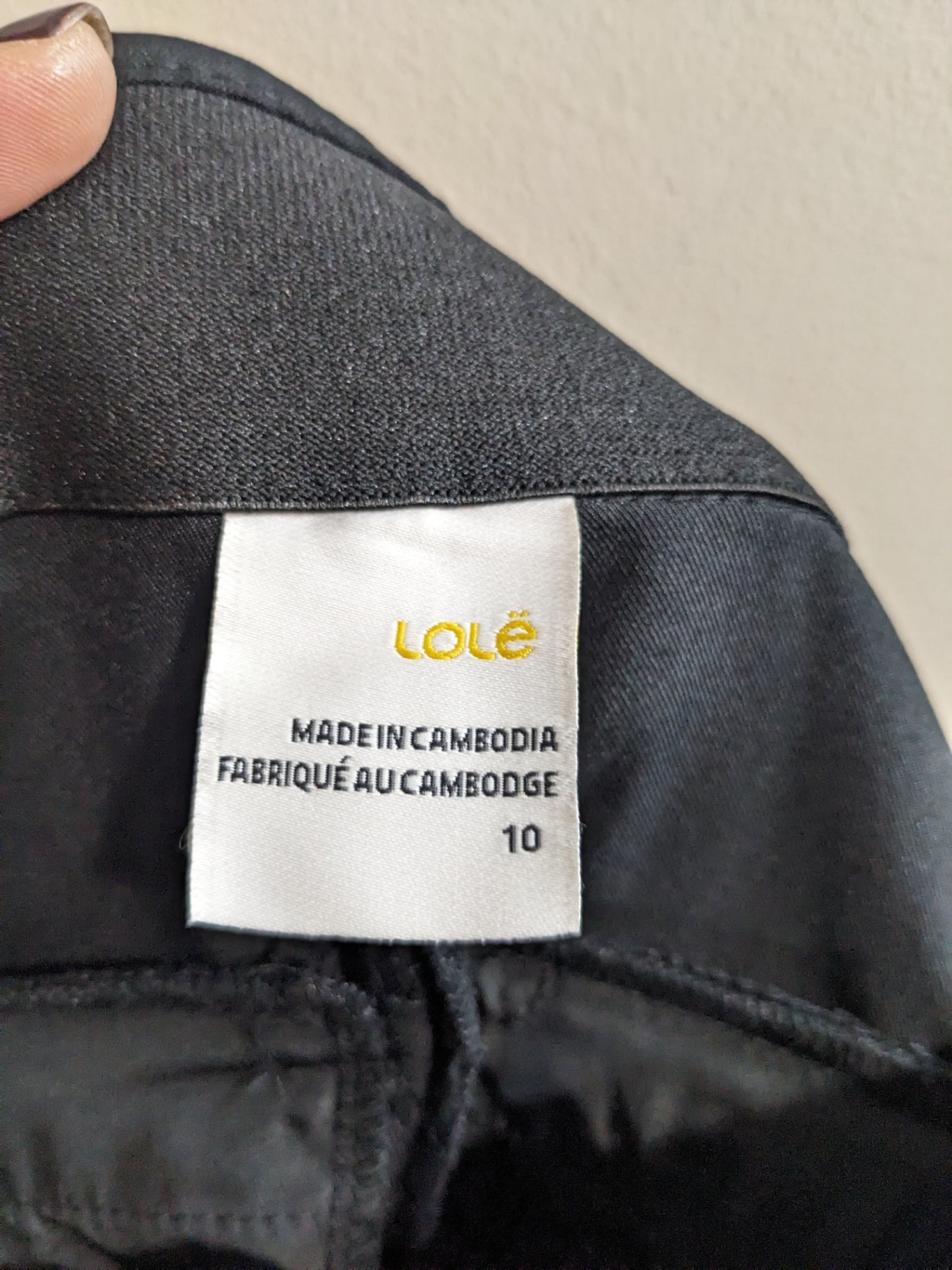 Lolë Black Pants - Sz 10