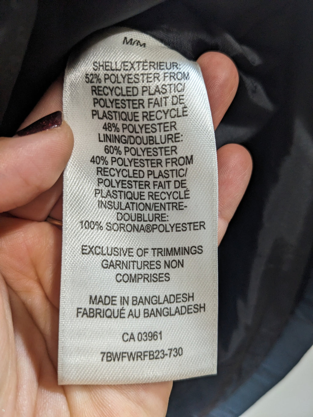 Windriver Black Puffer Vest- M