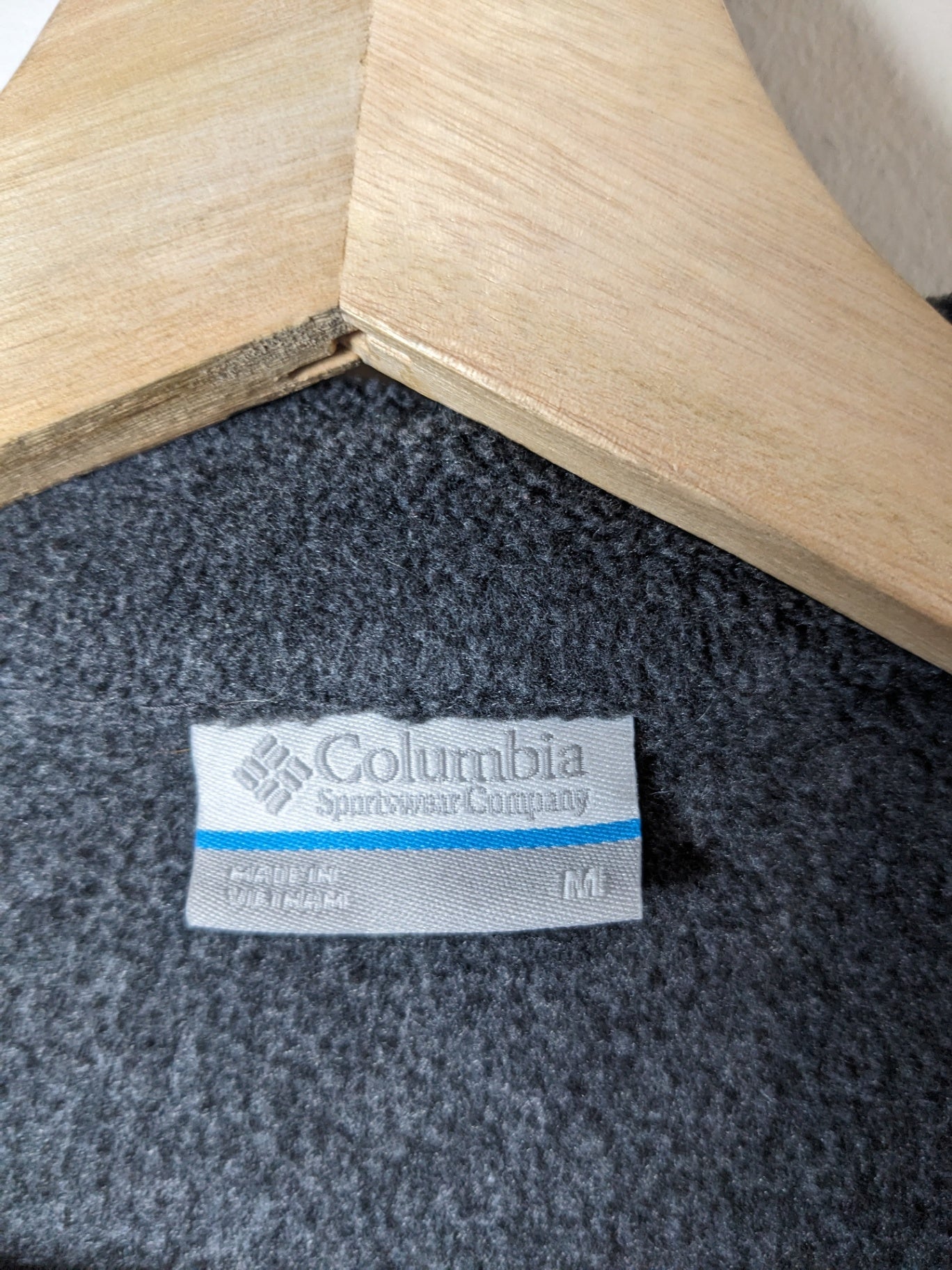 Columbia Grey Fleece Vest - M