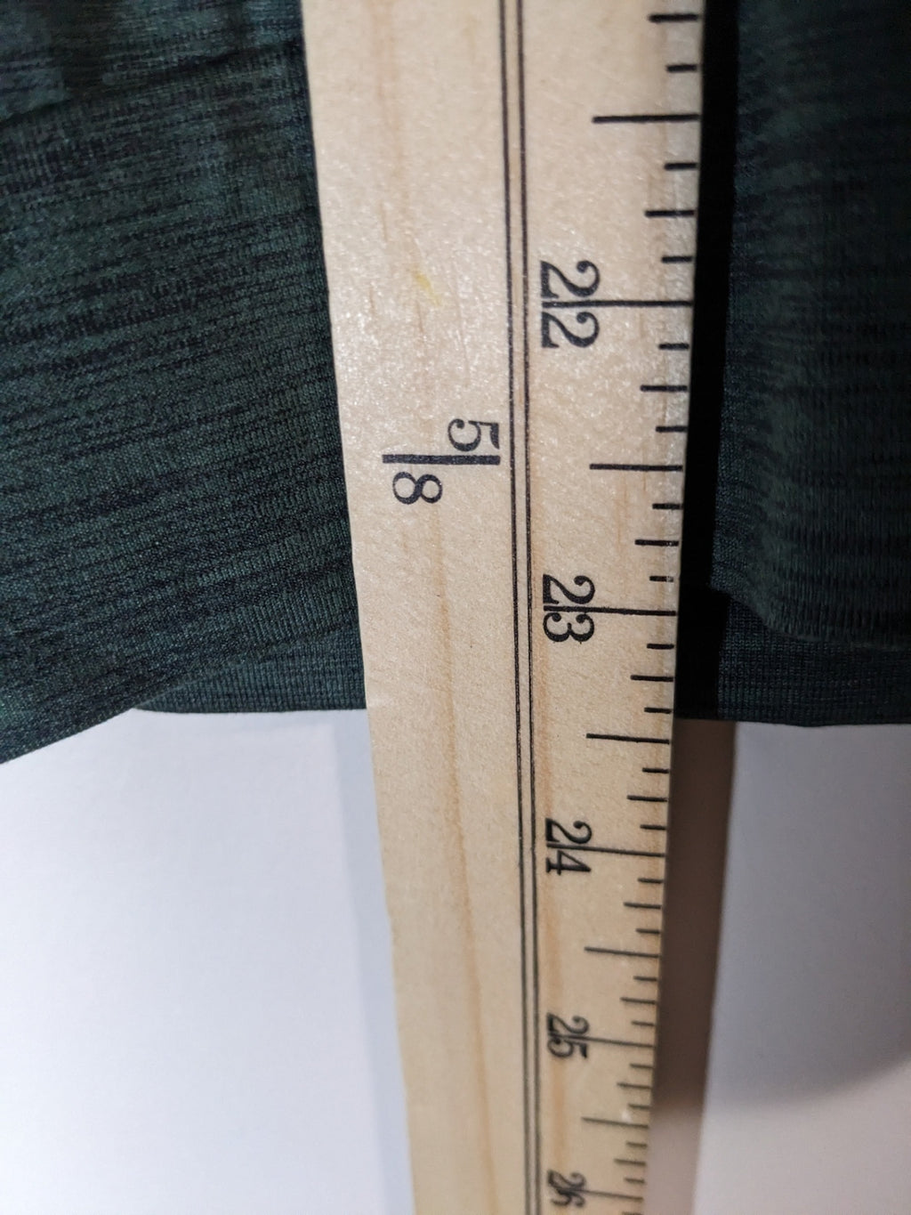 open back green athletic top- S