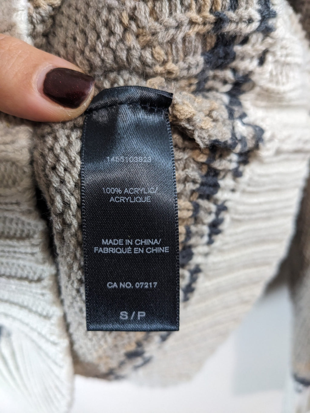 Warehouse One Nordic Sweater - S