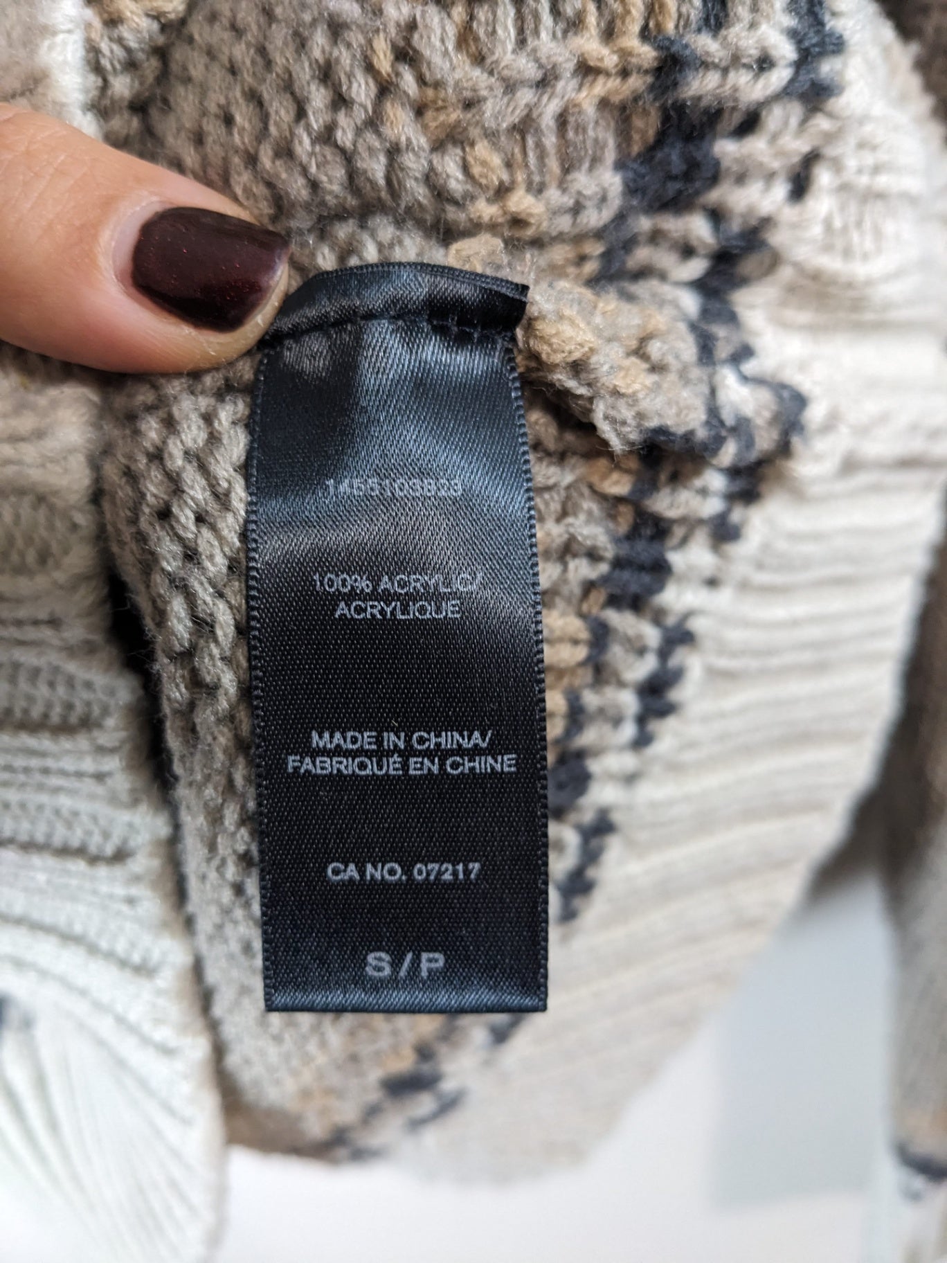 Warehouse One Nordic Sweater - S