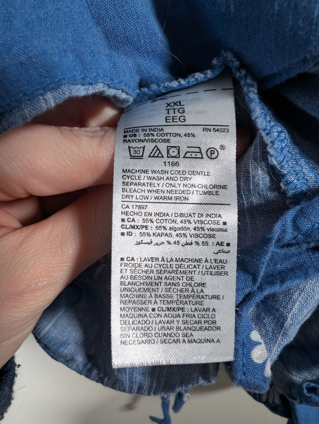 Old Navy floral wrap blouse - 2XL