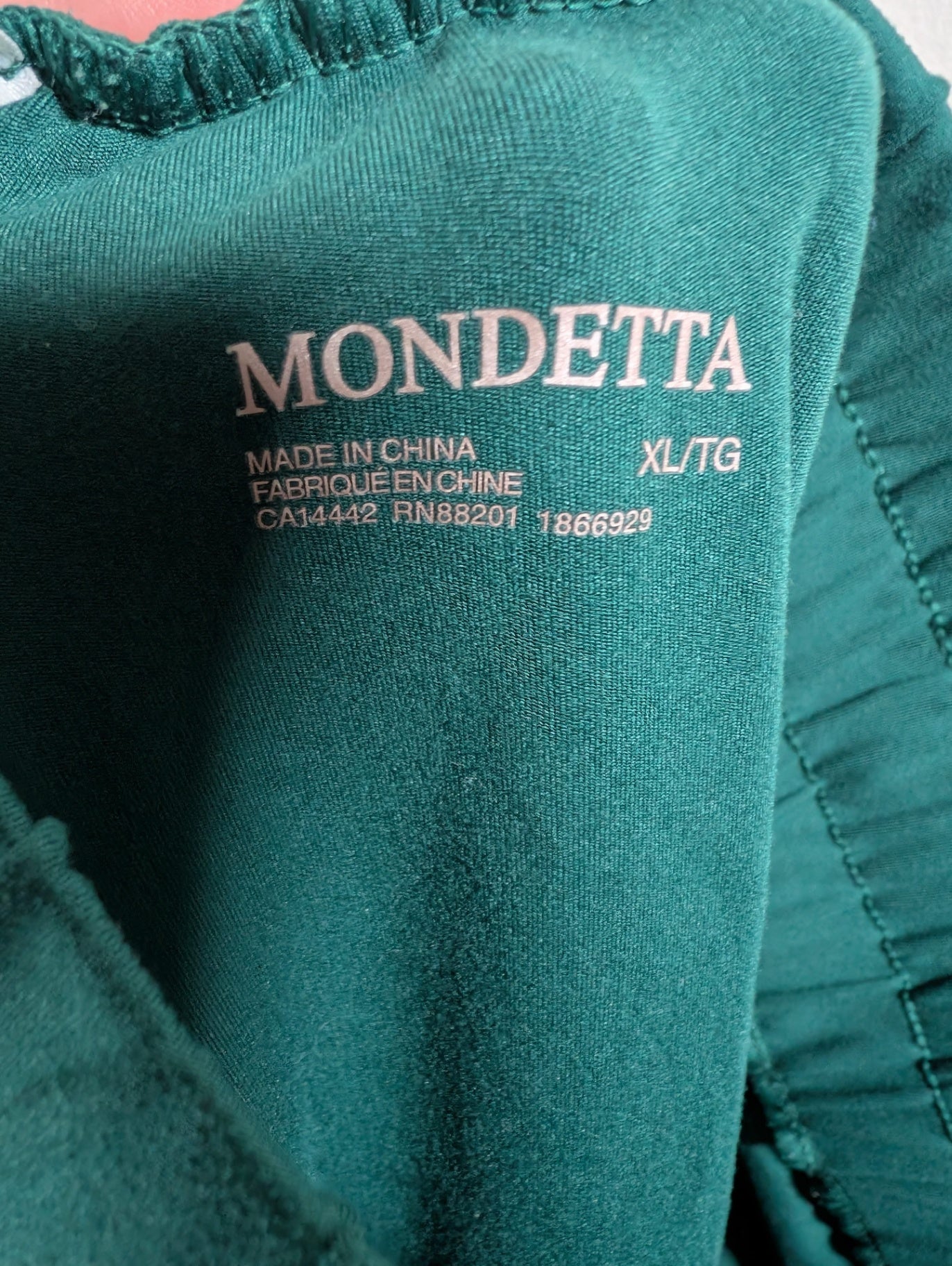 Mondetta green cargo joggers - XL