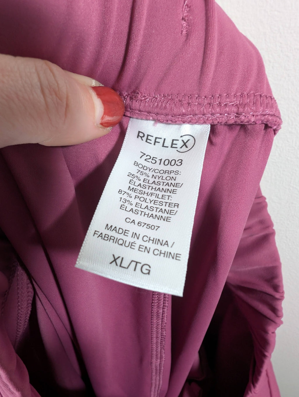 Reflex pink joggers - XL